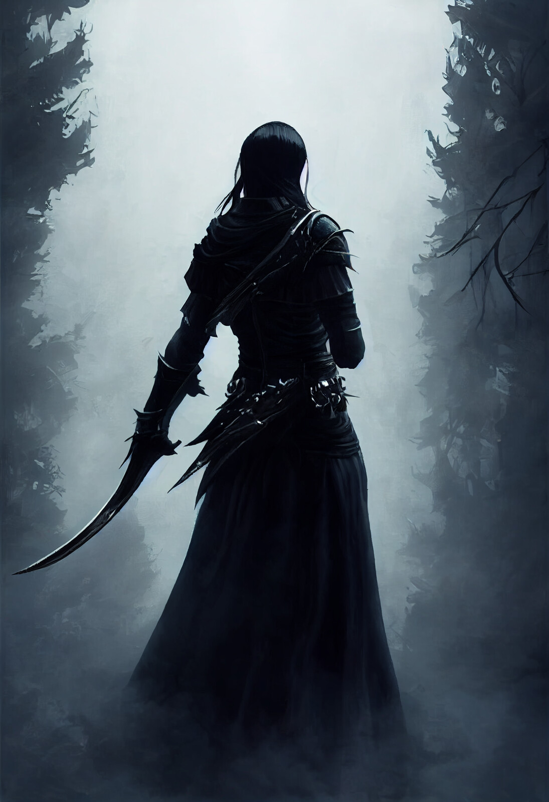 Fantasy Races and Classes: Assassin Silhouette