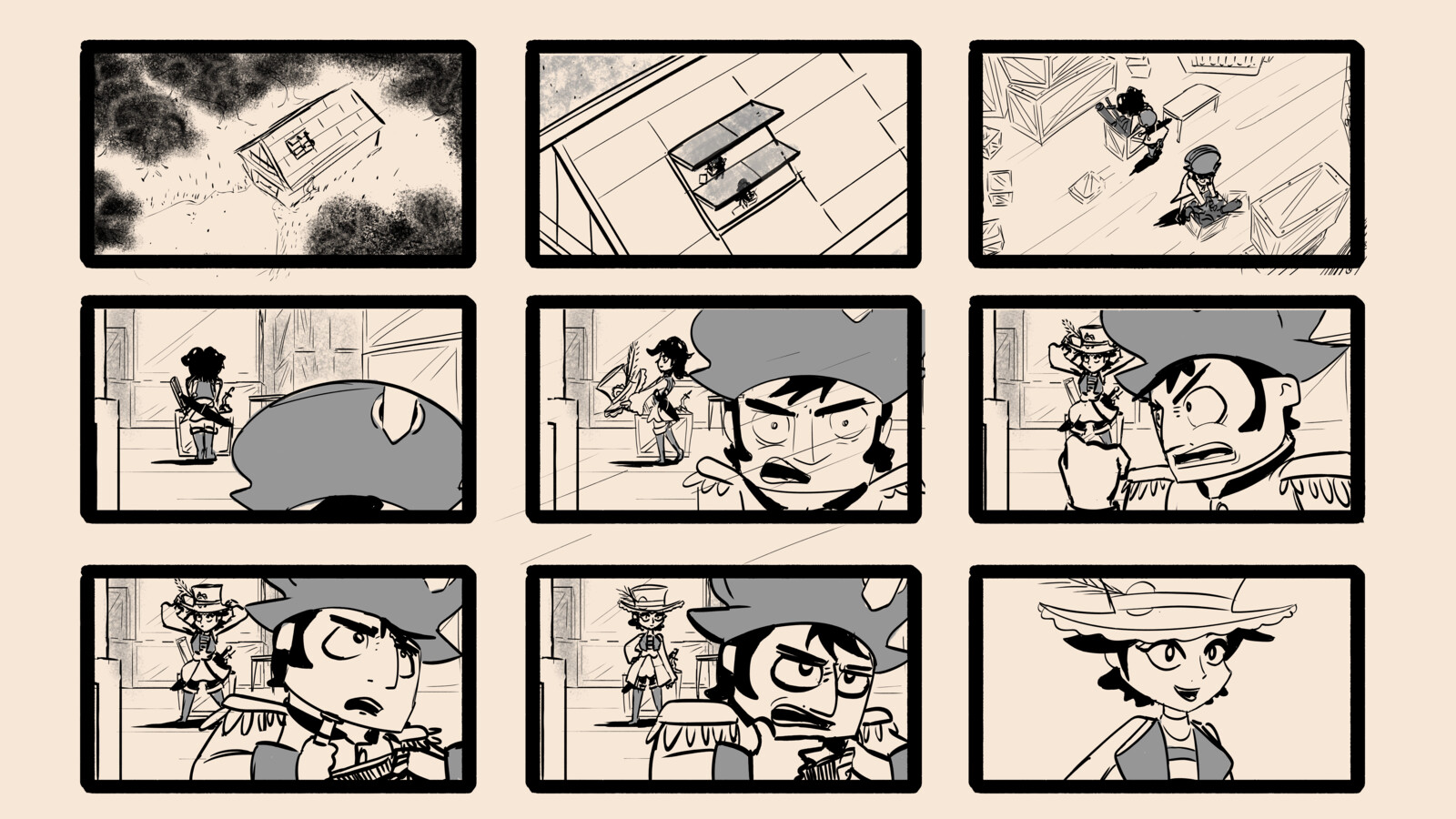 Napoleon &amp; Joan Storyboards