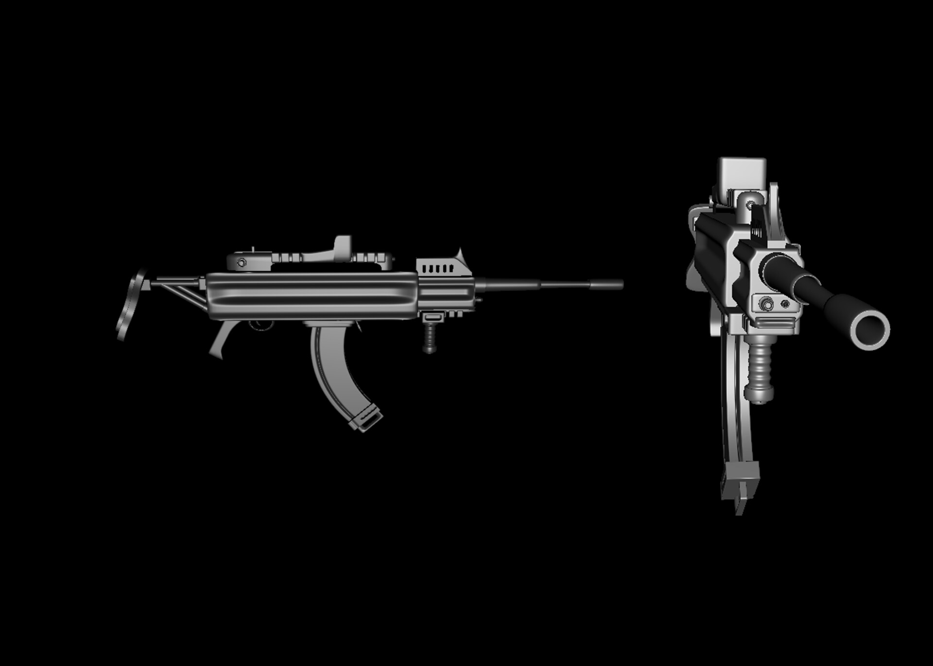 ArtStation gun model