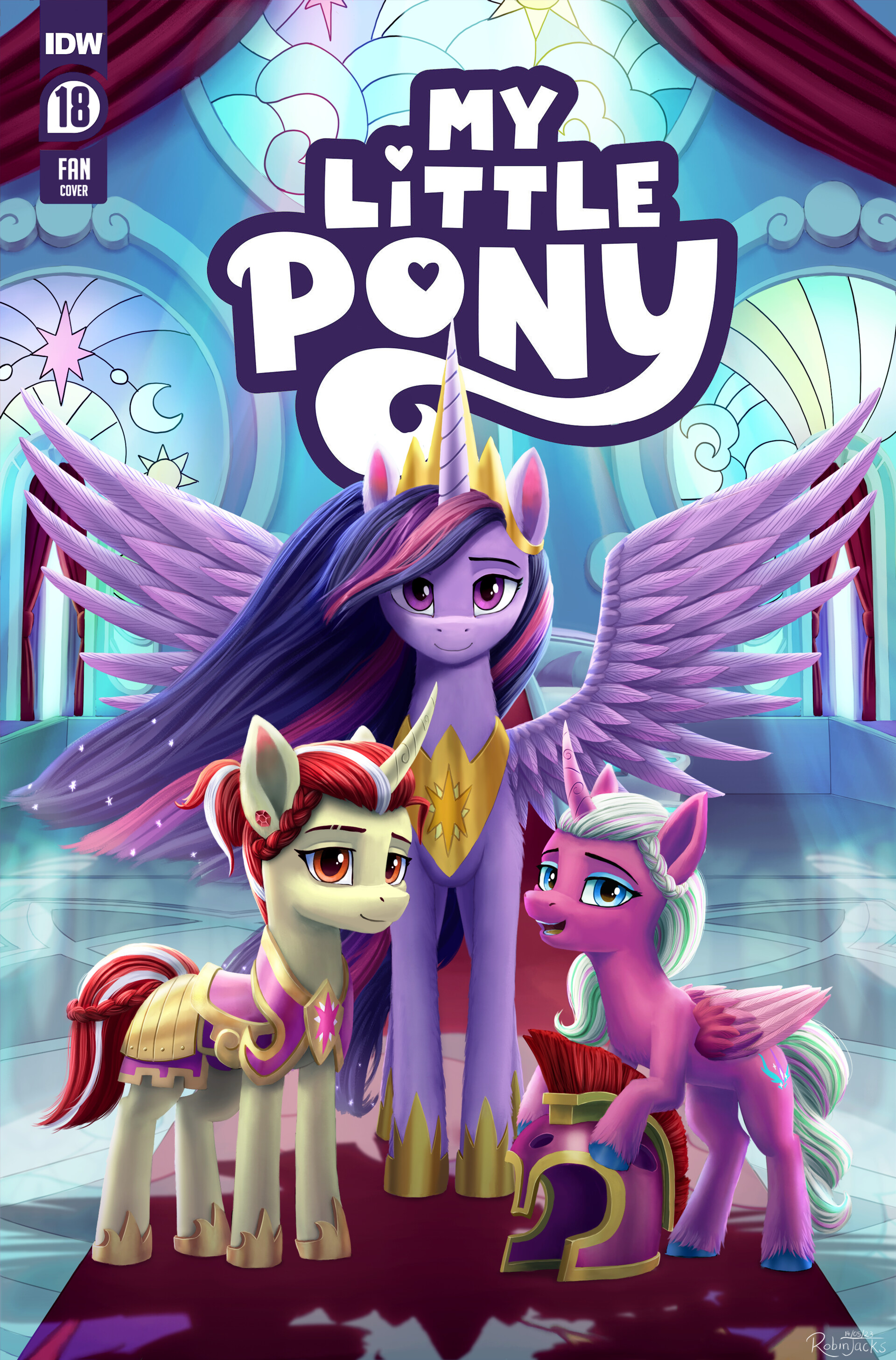 ArtStation MLP G5 Comic Cover Concept
