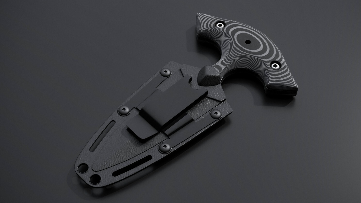 Push Dagger's Case: Back Side