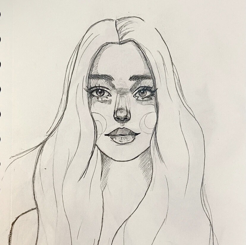 ArtStation - Soft girl sketch