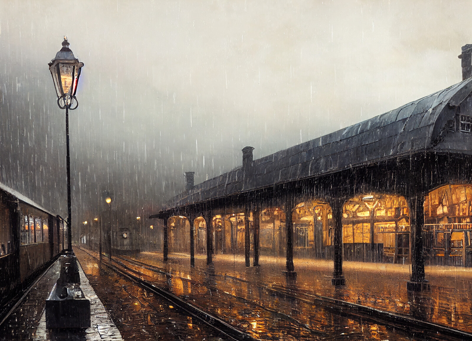 Victorian Train Station
