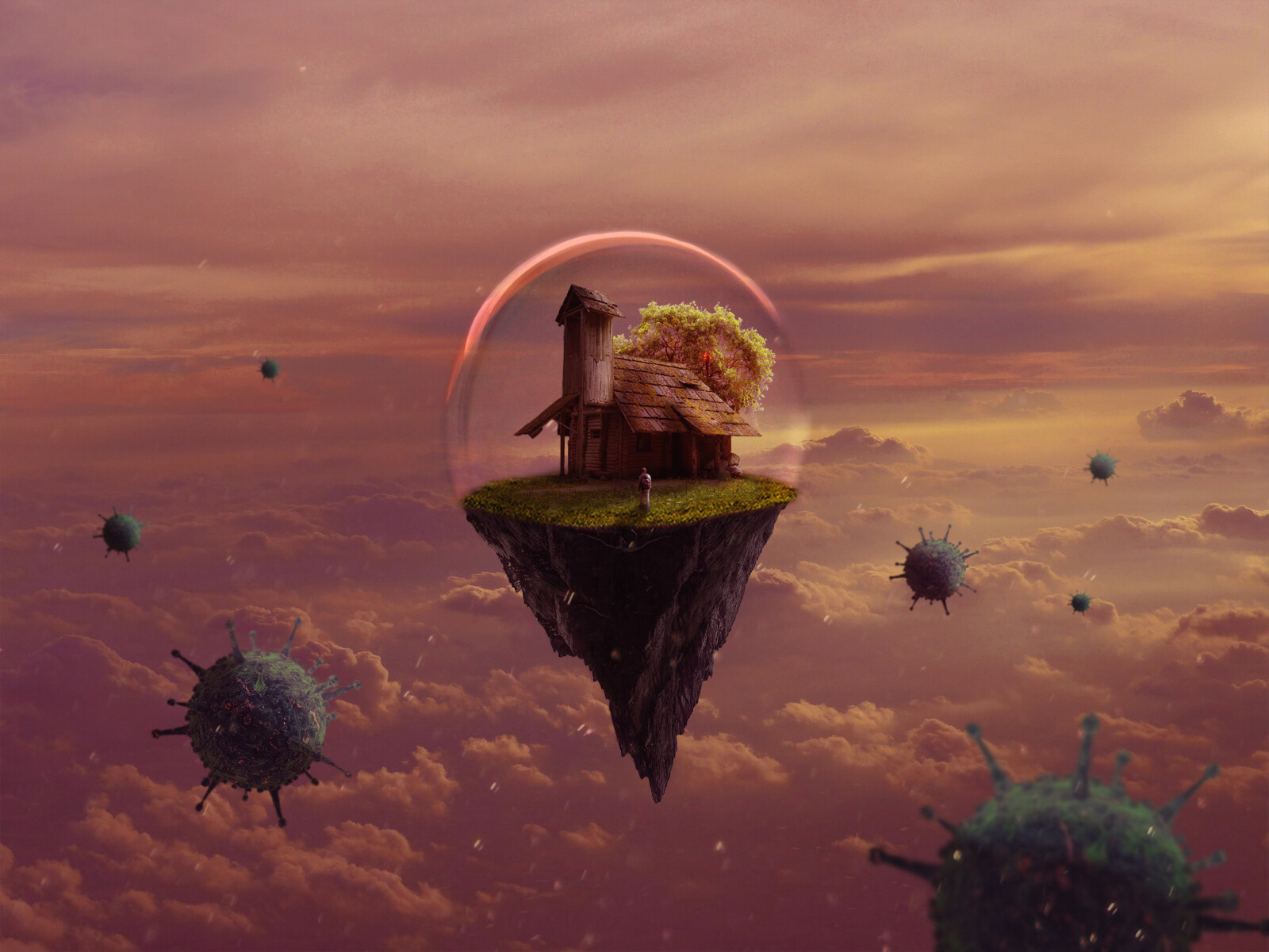 ArtStation Floating Island