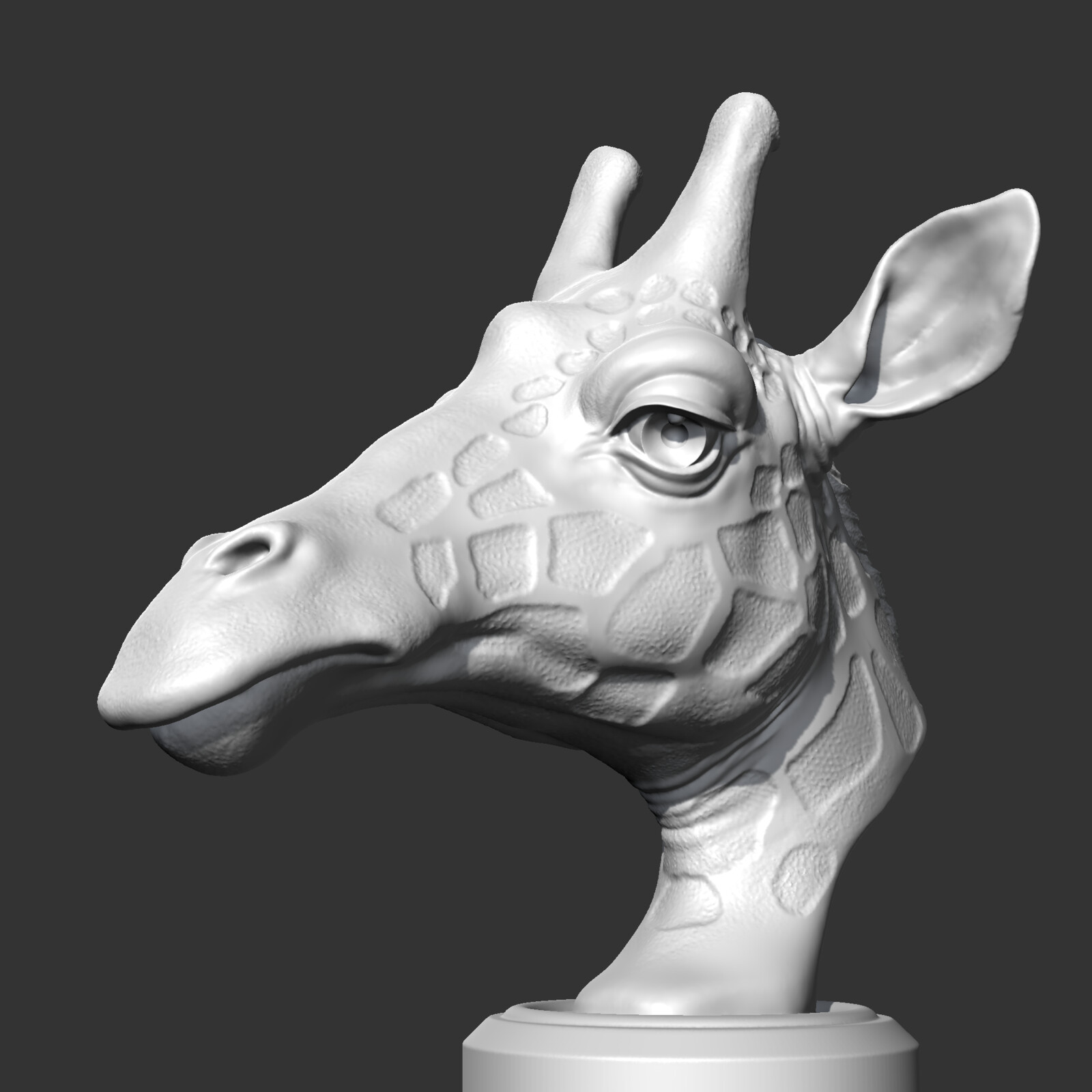 sangho - Giraffe Head AM13 3D print model
