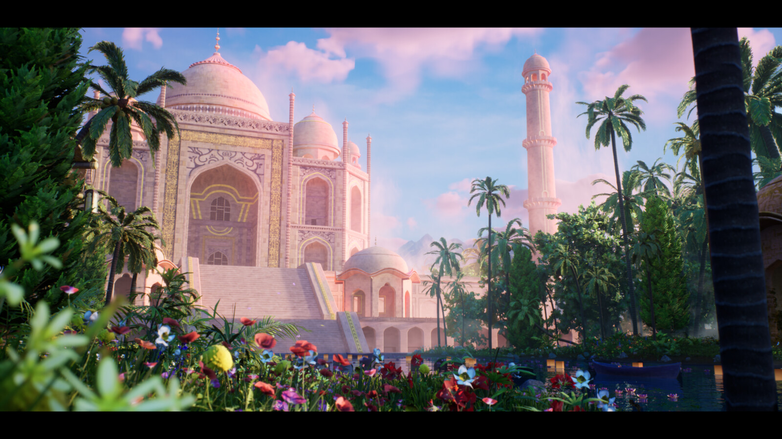 Still frame from the first shot