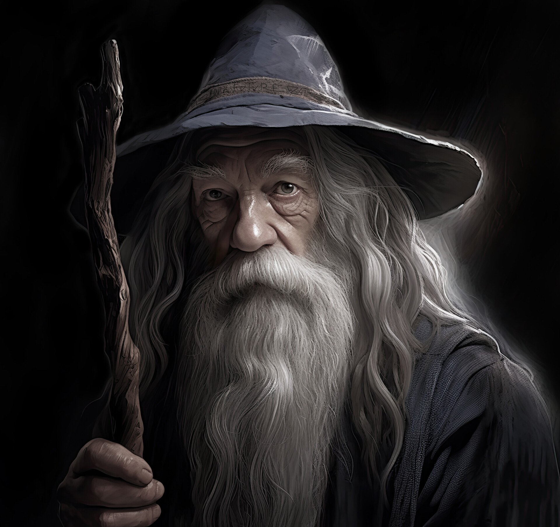 ArtStation - Gandalf the Gray Hobbit
