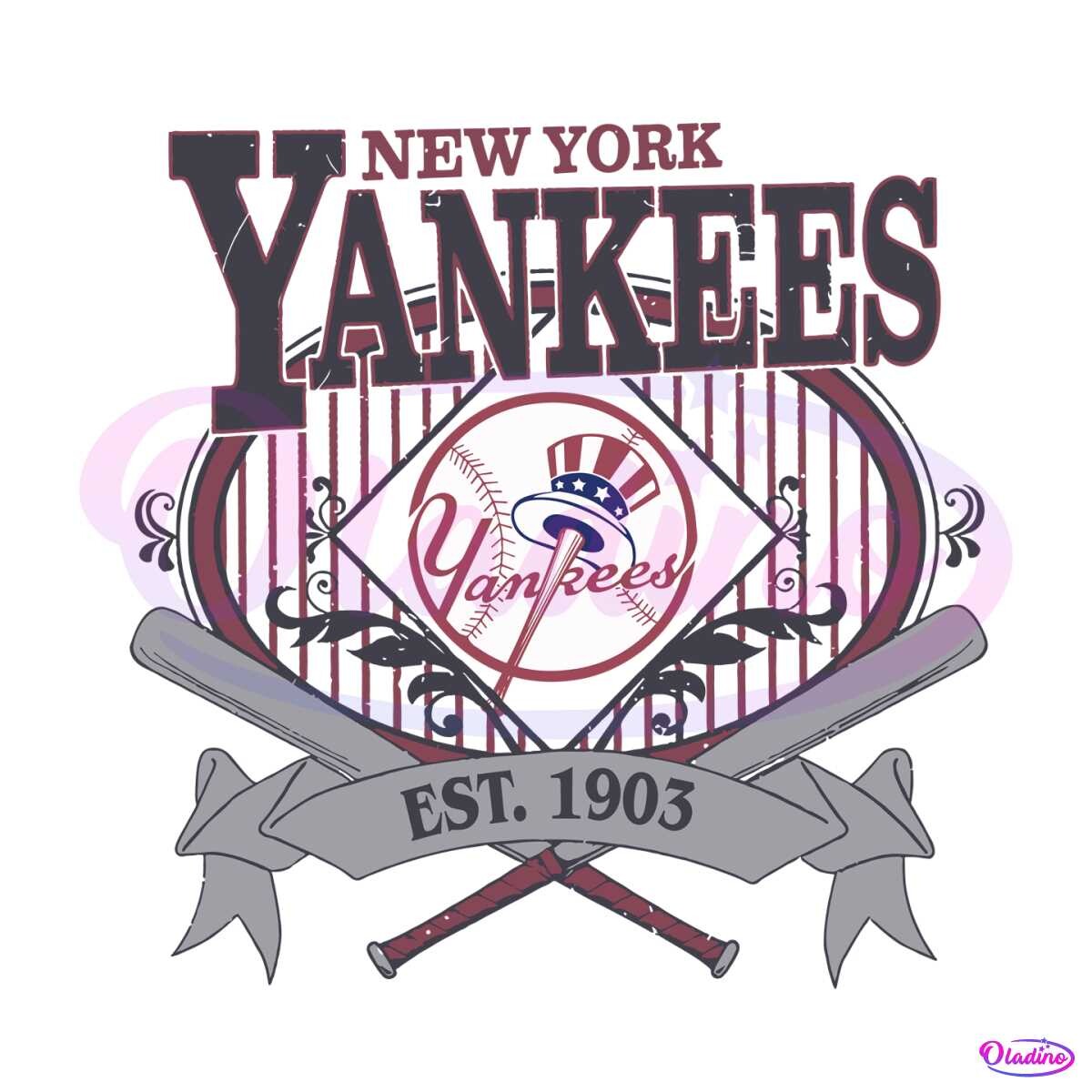 ArtStation - New York Yankees Sports Est 1903 SVG Graphic Design Files