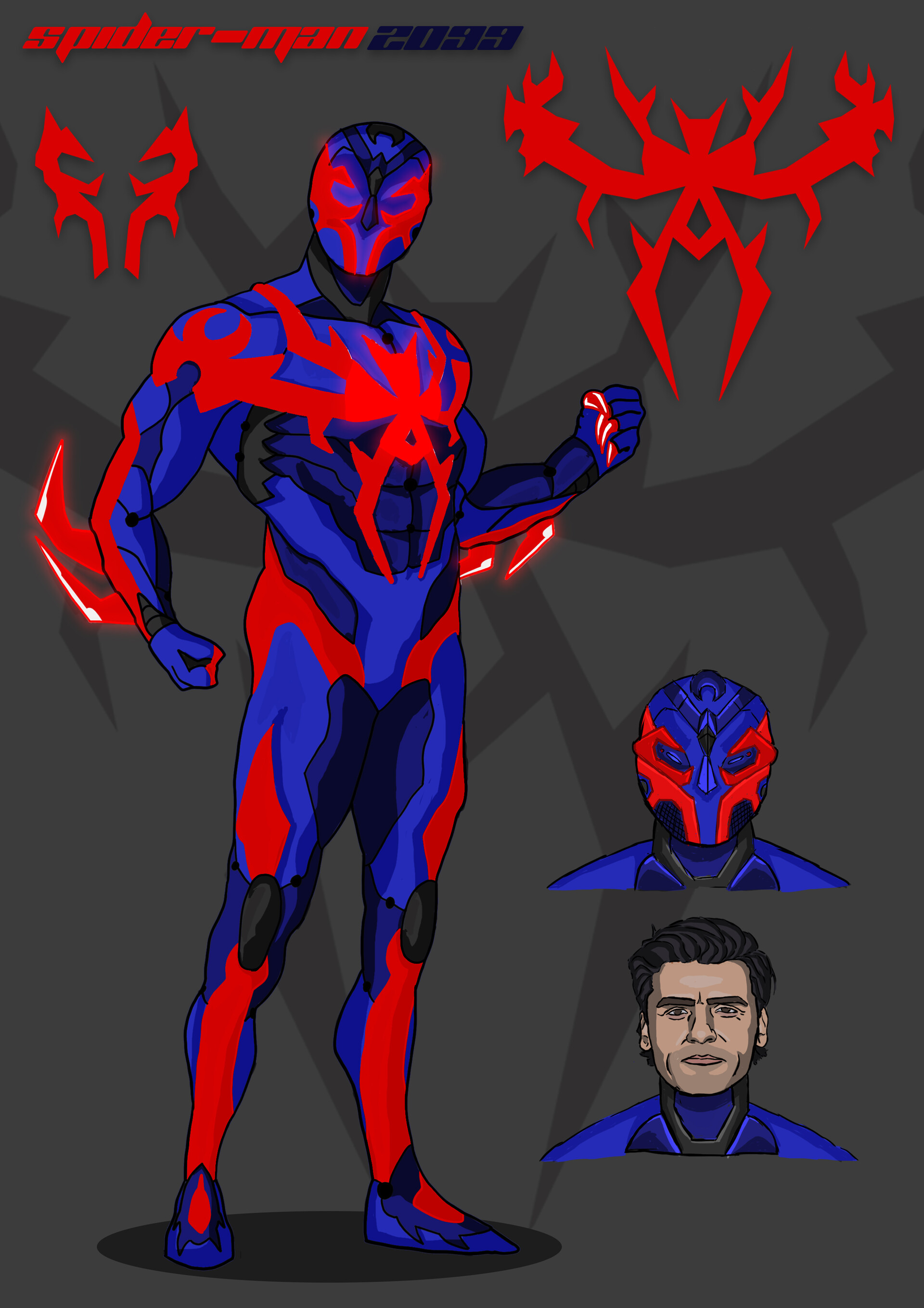 ArtStation - Spider-man 2099 Suit Concept