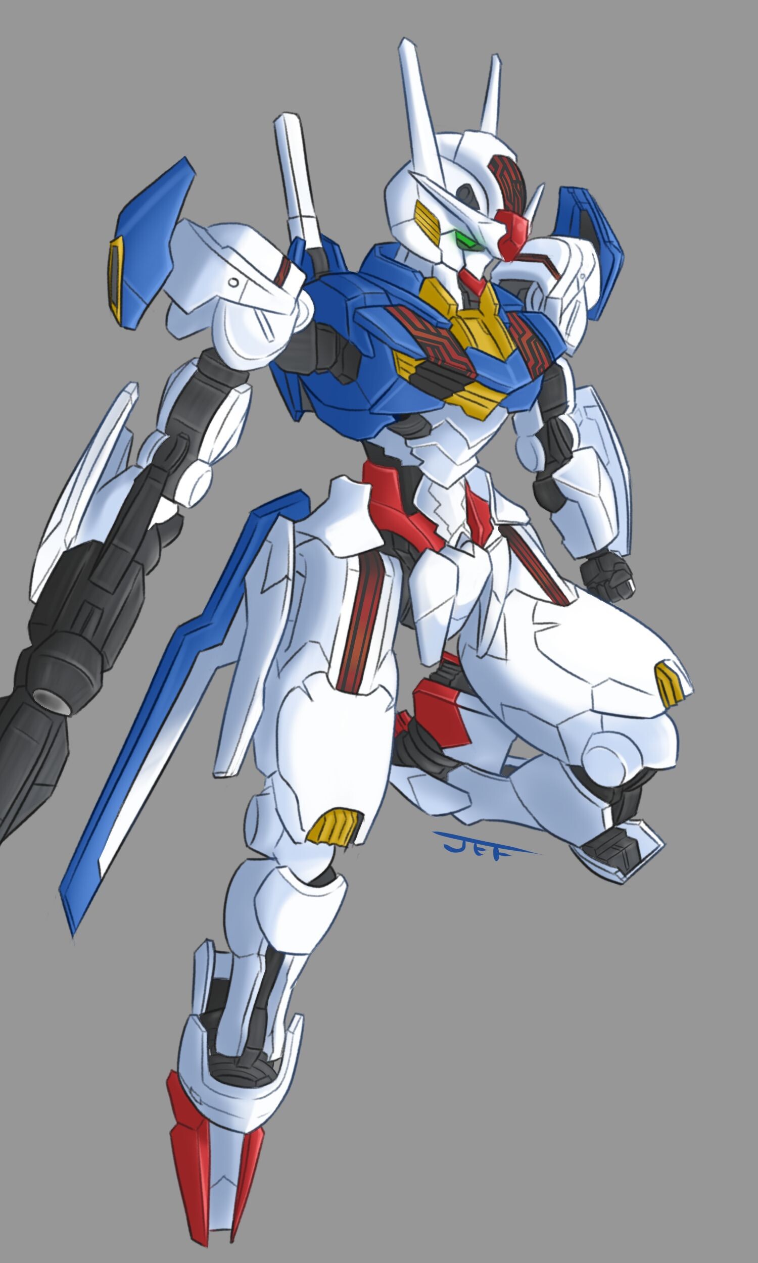 ArtStation - Gundam aerial rebuild