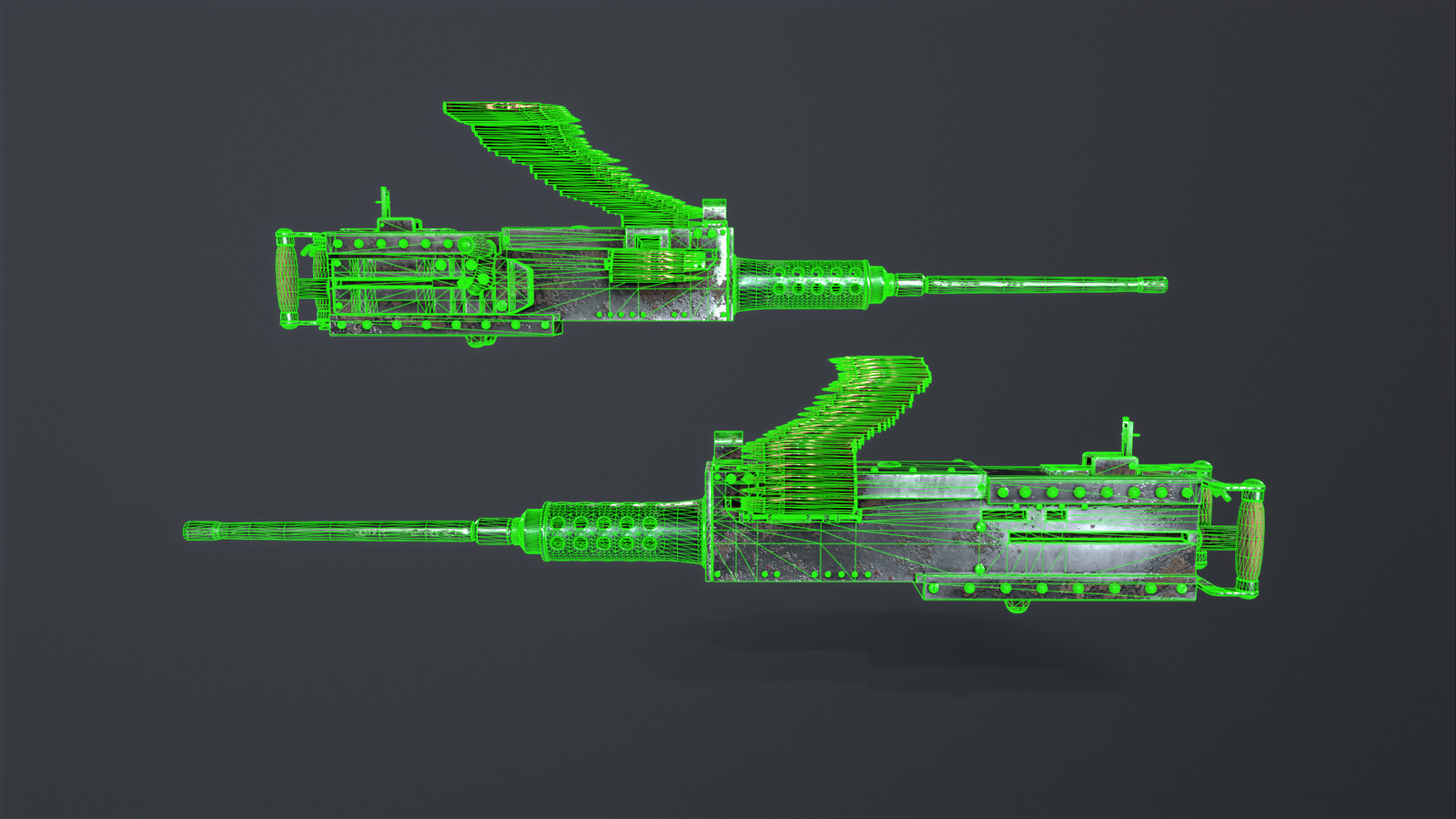 Wireframe Side Render