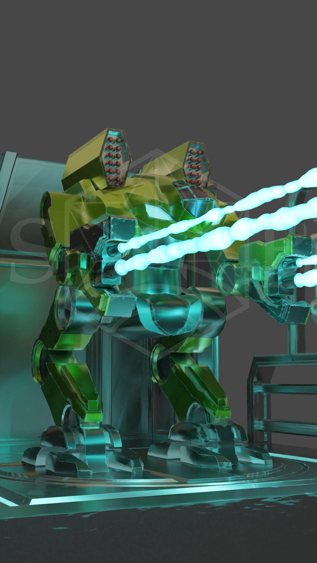 ArtStation - Mecha Inspired by the MechWarrior Series