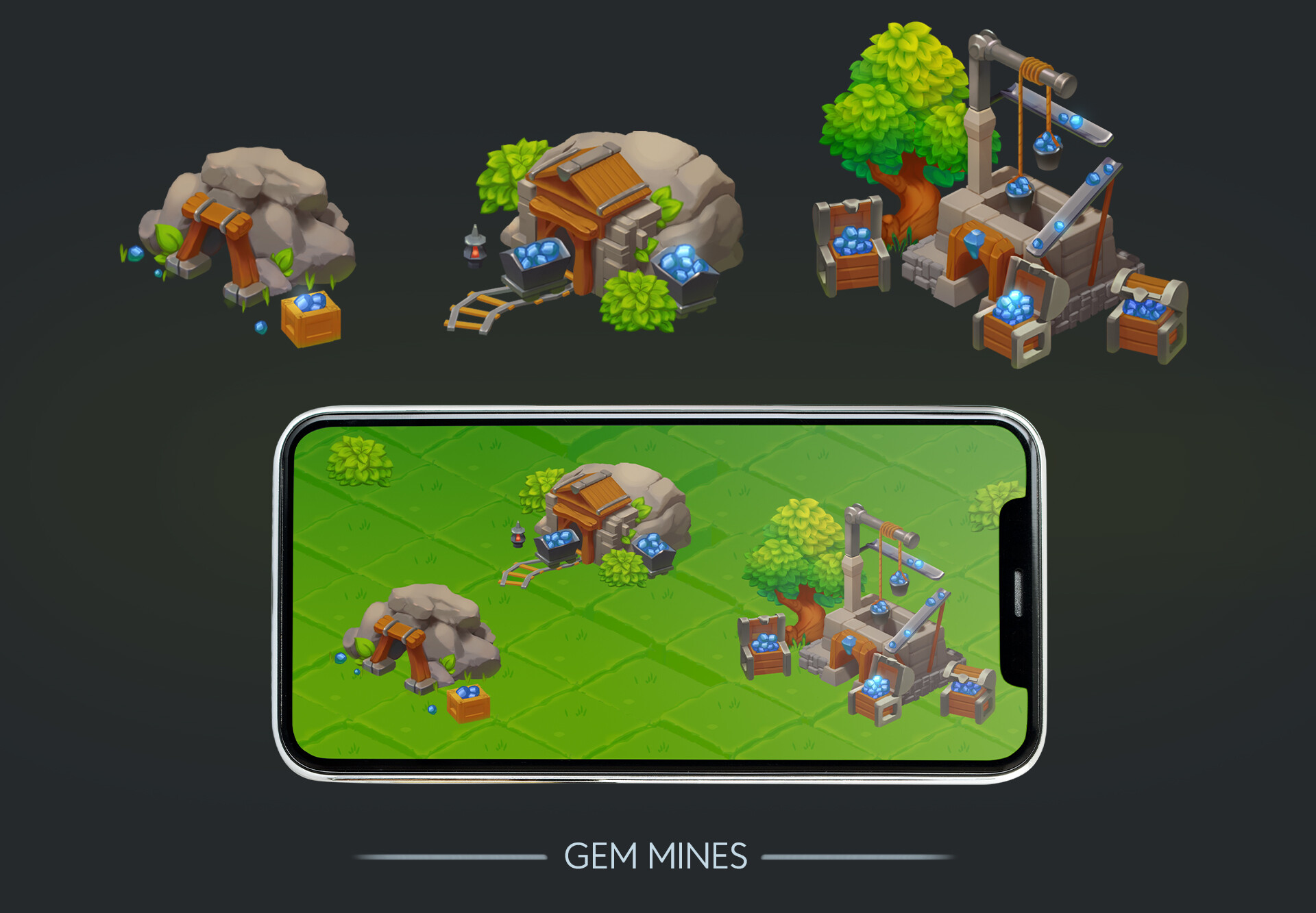ArtStation gem mines