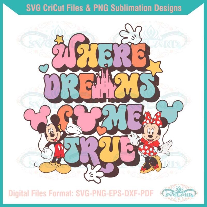 ArtStation - Where Dreams Come True Disney Best SVG Cutting Digital Files