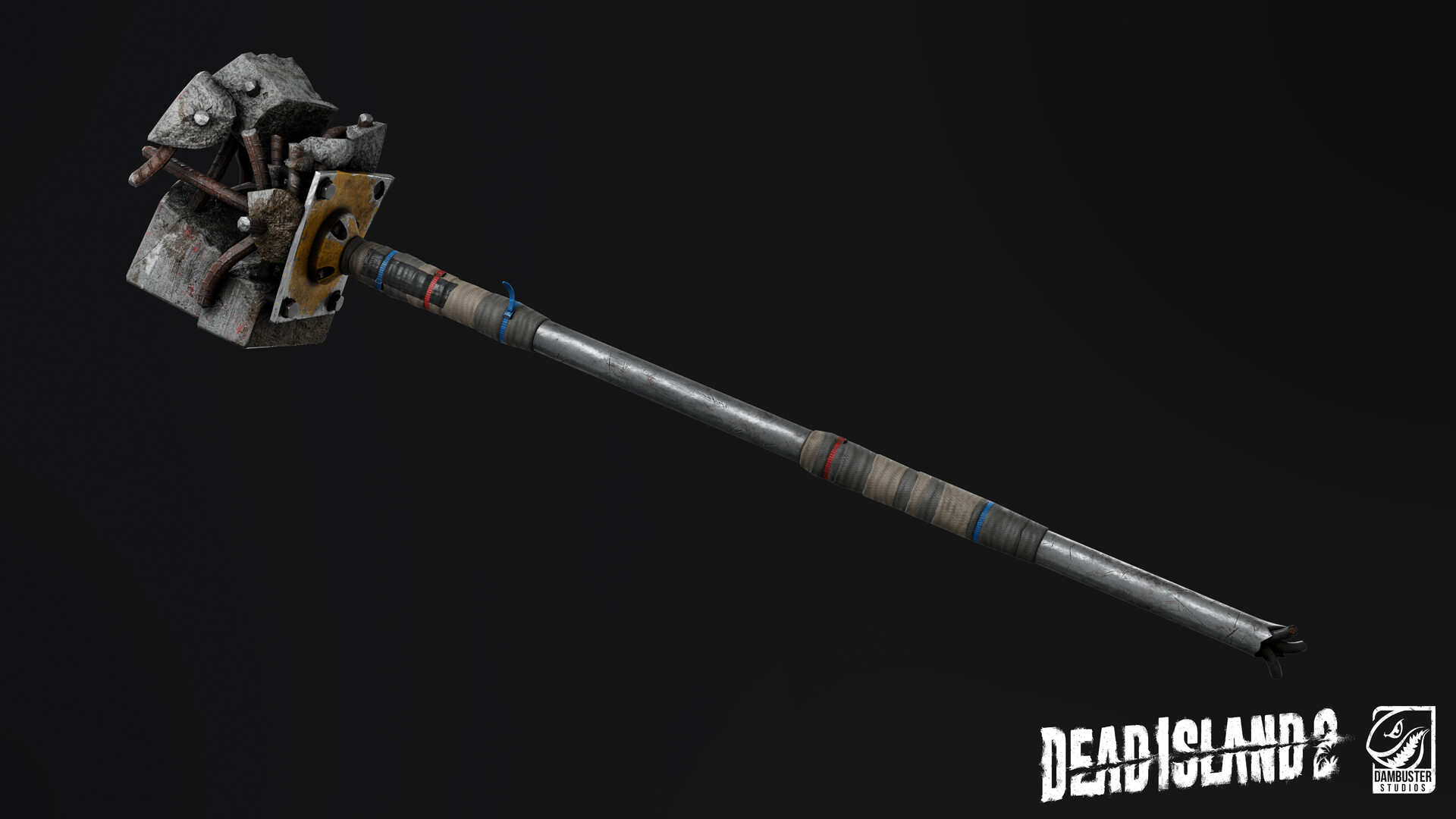 Martin Hones Dead Island 2 Sign Pole Sledgehammer