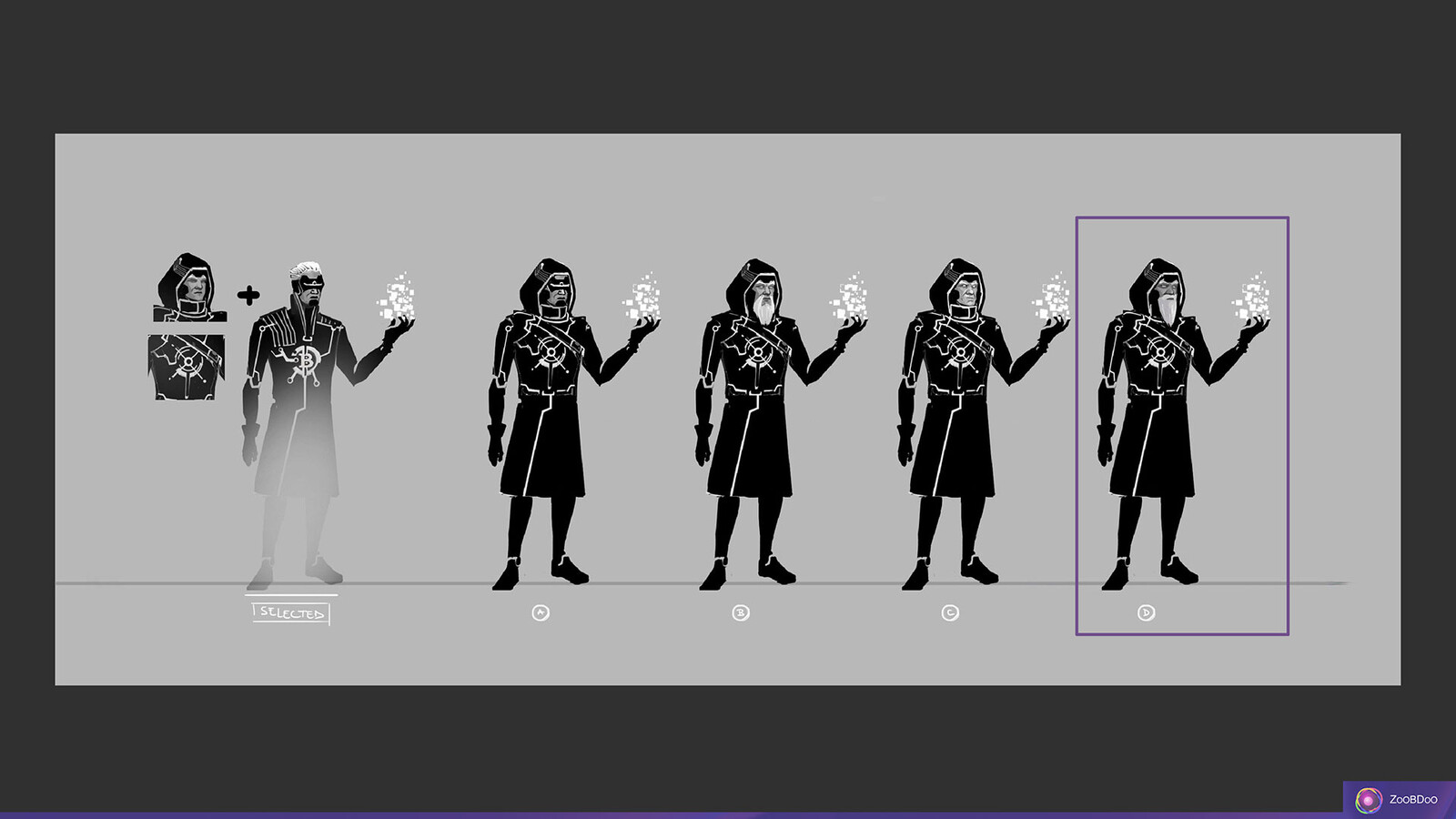 Bitminer's first sketches.