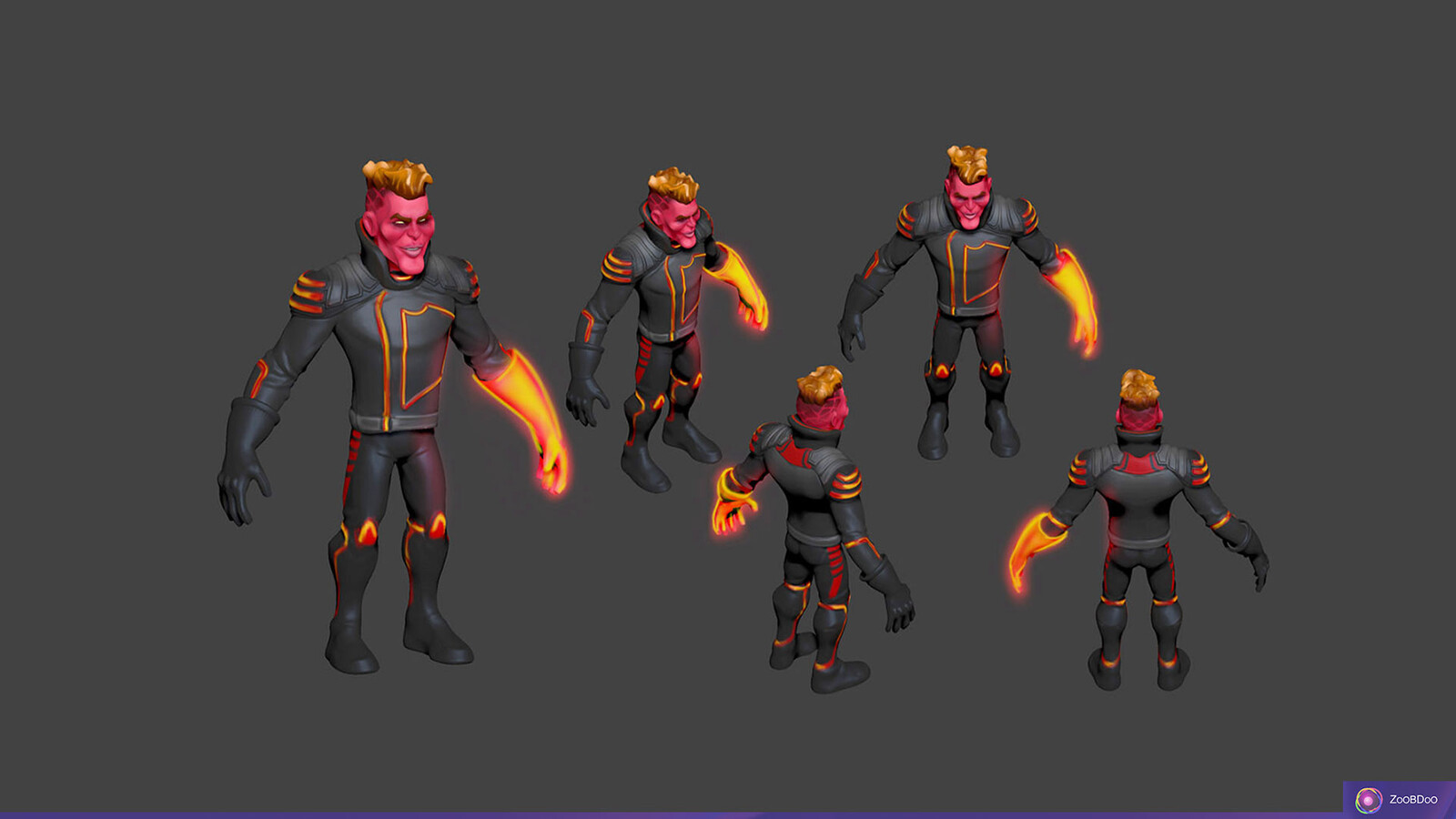 Bogda 3D concepts. The body shape of ZooBDo characters in general are inspired in Disney Infinity body proportions.