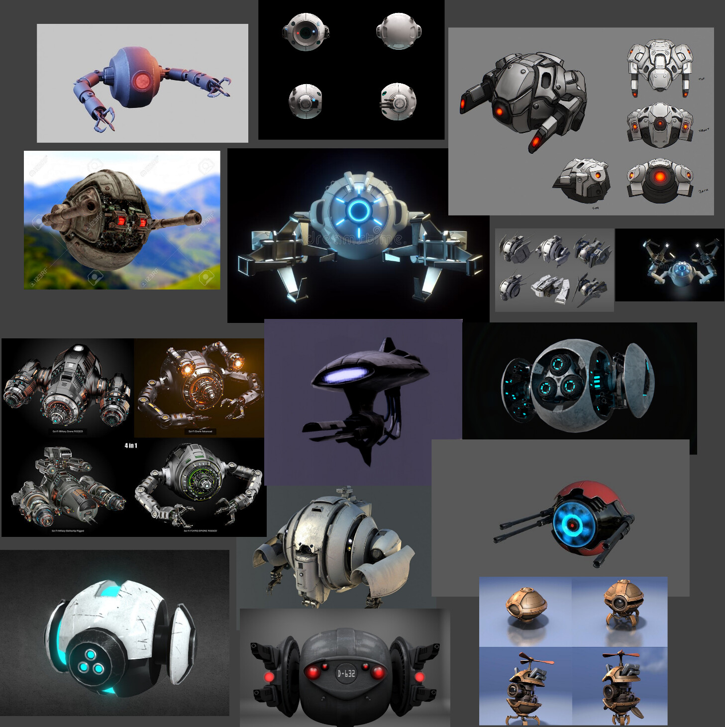 Drone Moodboard.