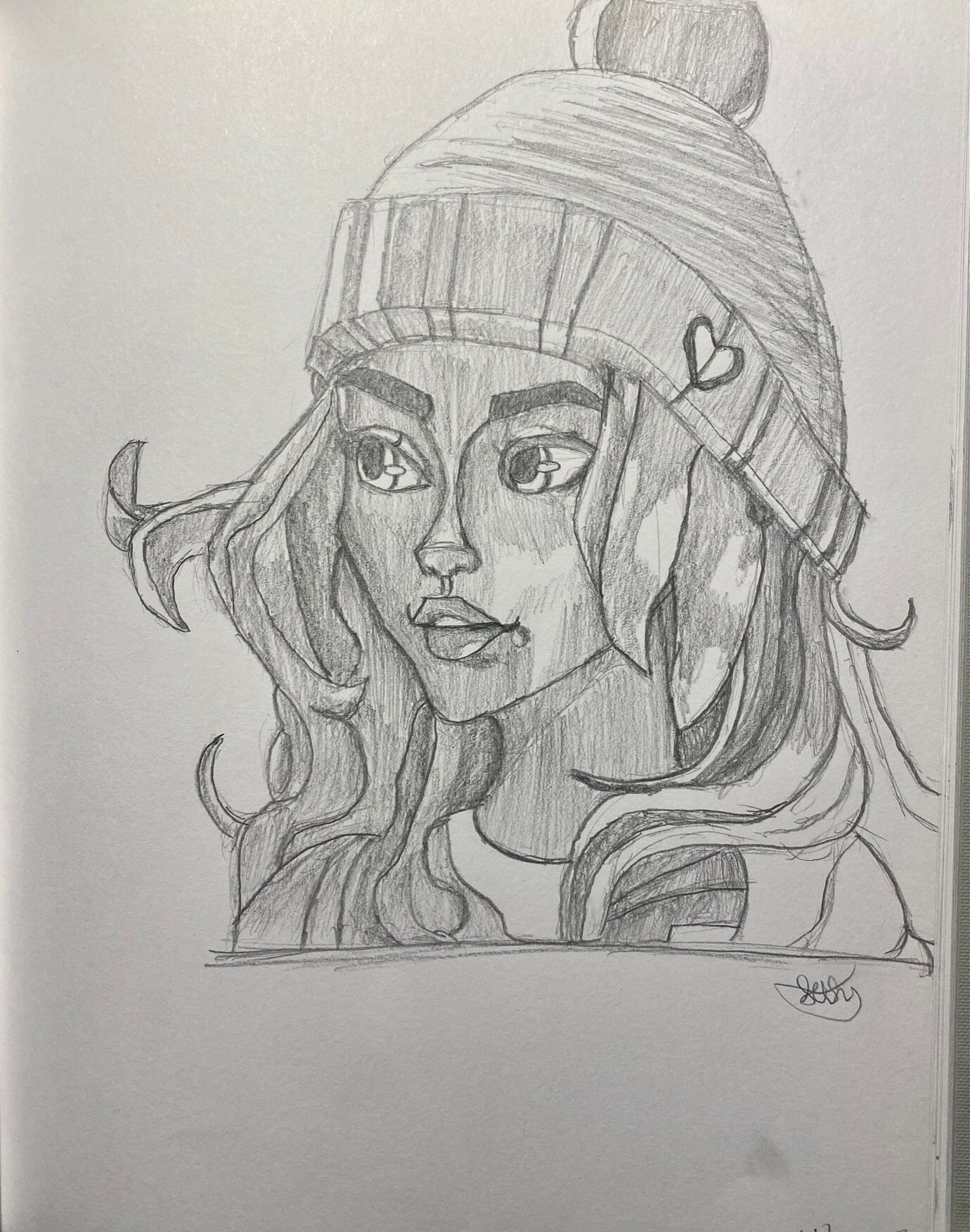 ArtStation - First Reference drawing- Face