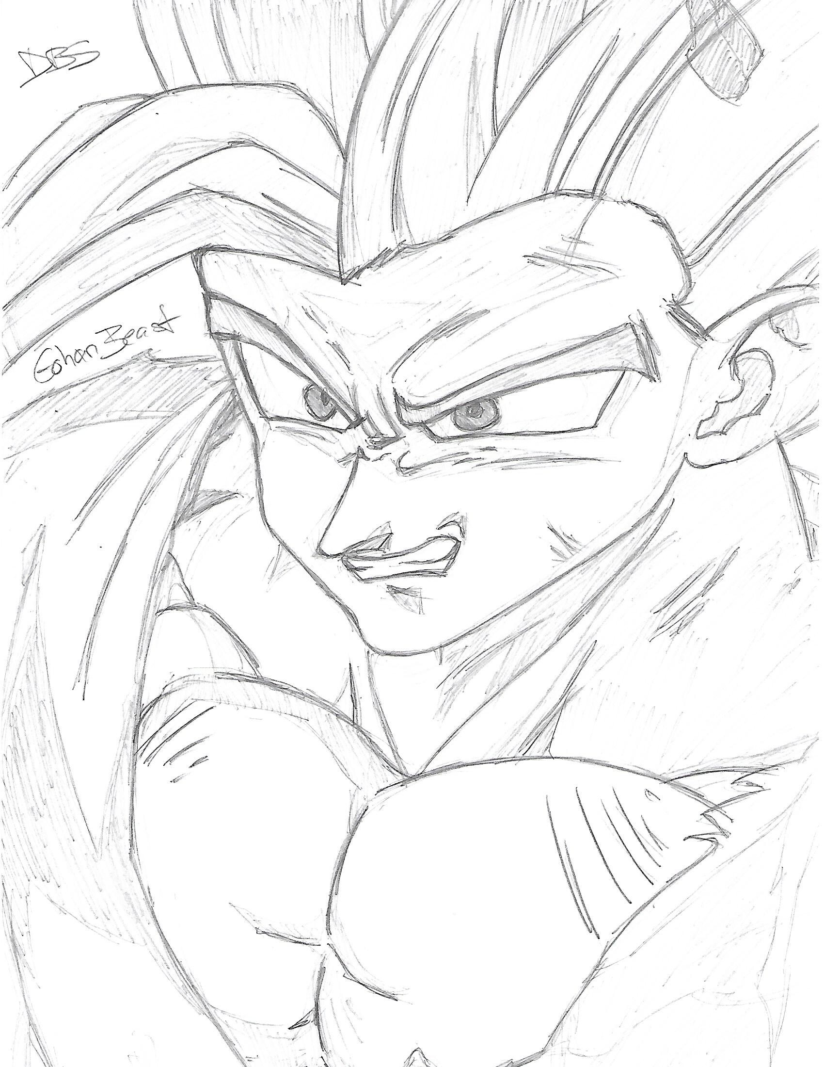 ArtStation - Gohan Beast