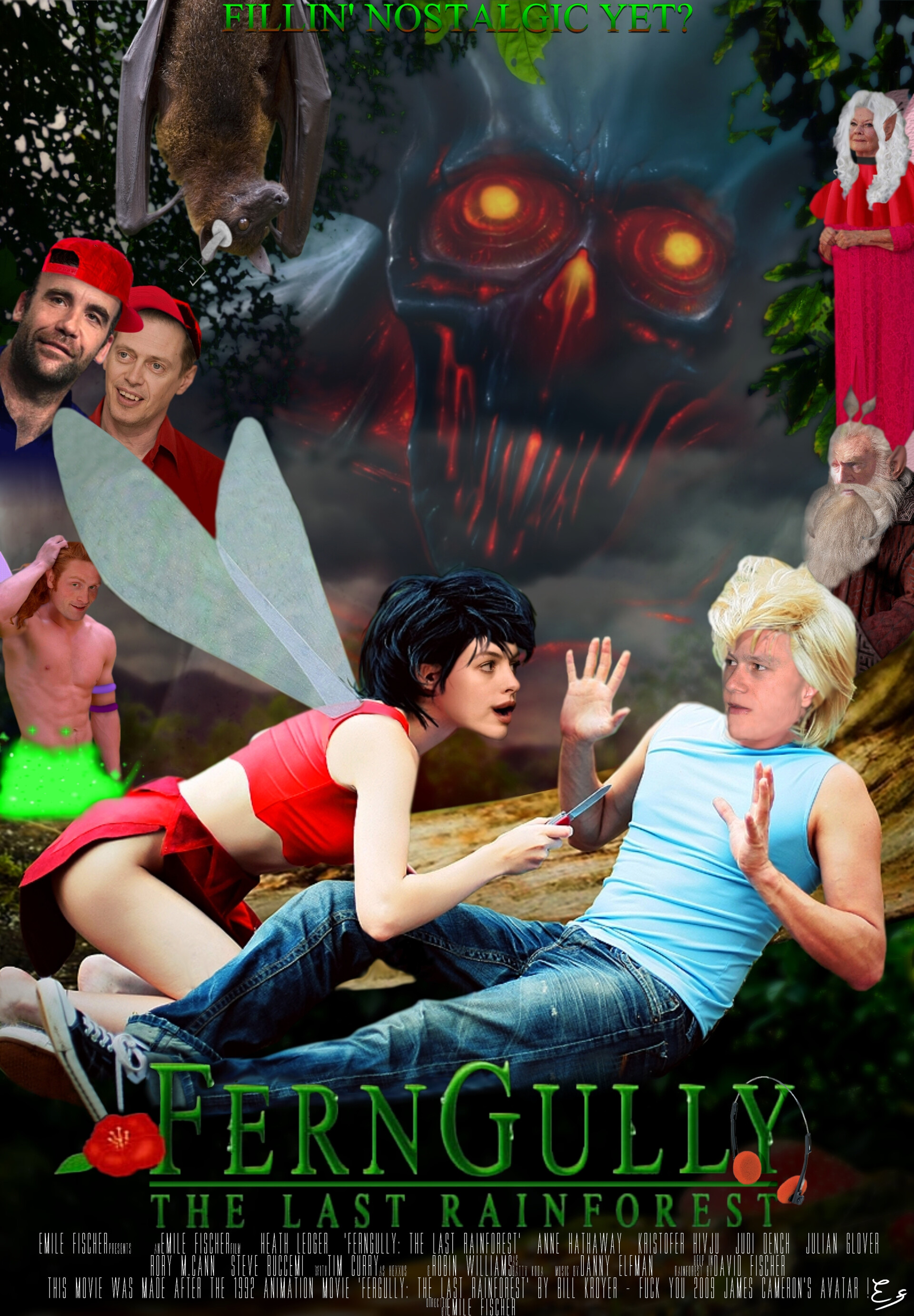 ArtStation Ferngully The Last Rainforest Live Action Movie Poster 2017