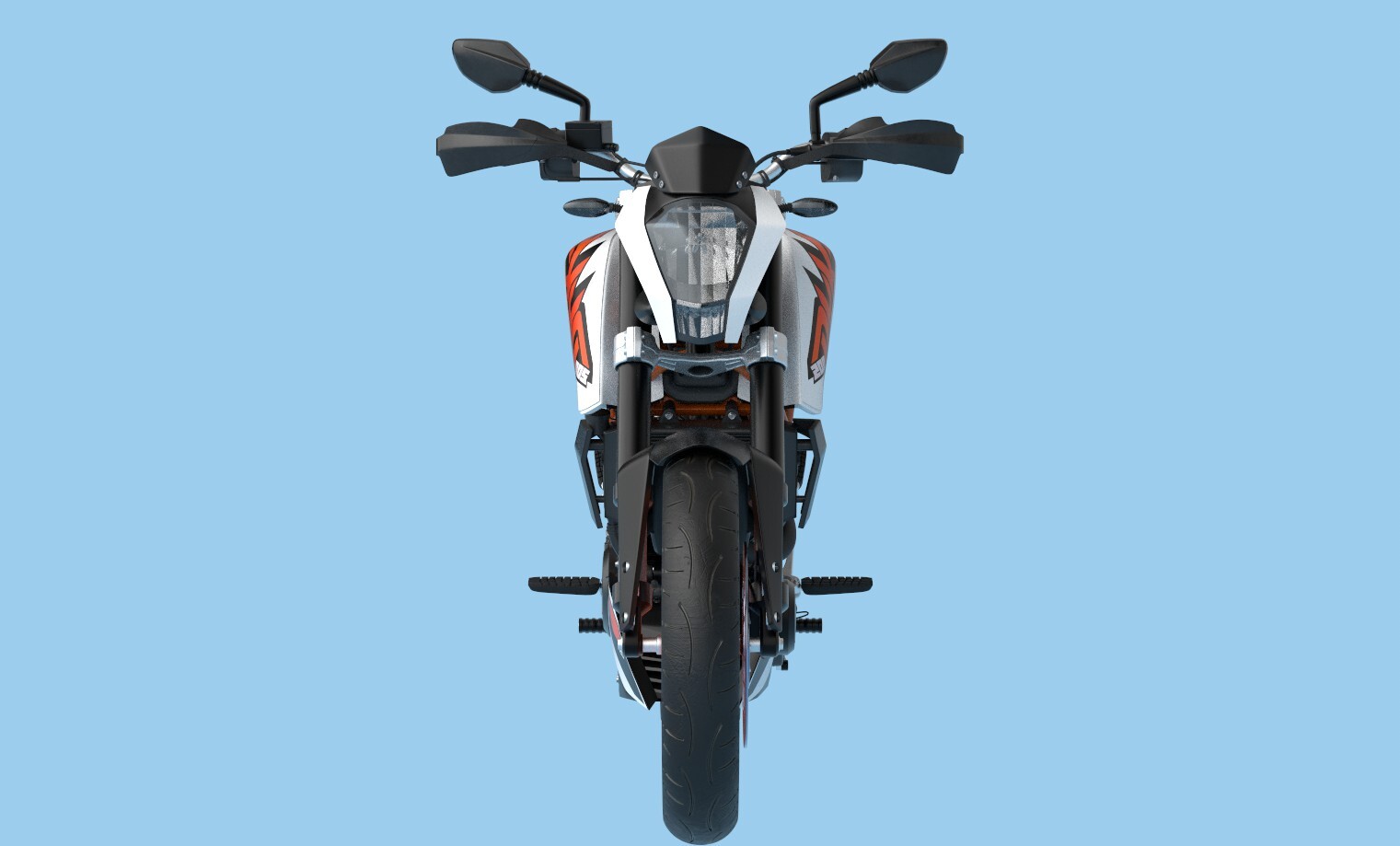 Duke 200 front view hotsell