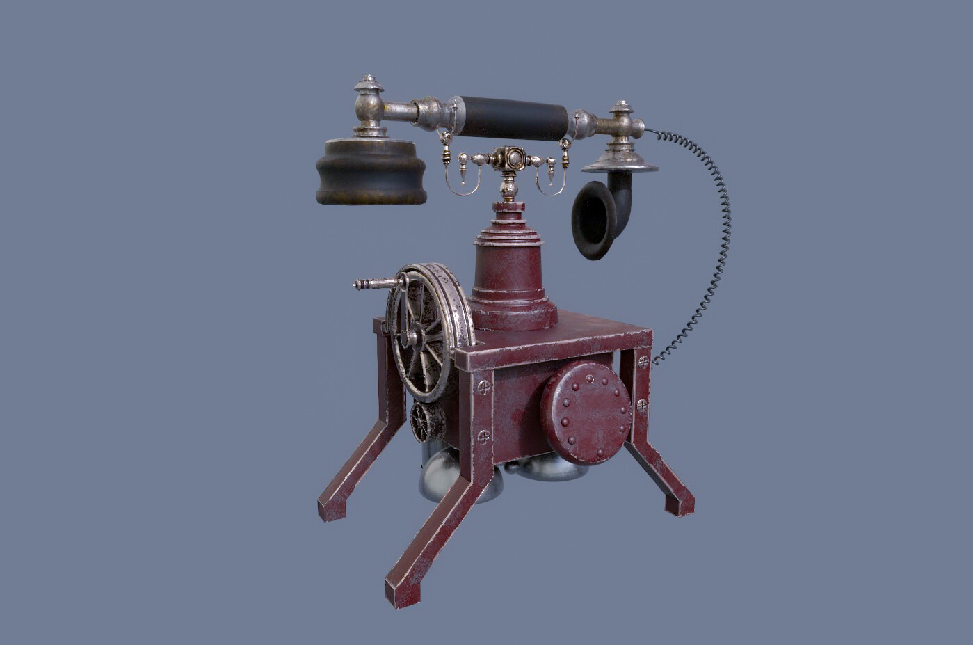 ArtStation - 3D game asset ( Telephnoe )