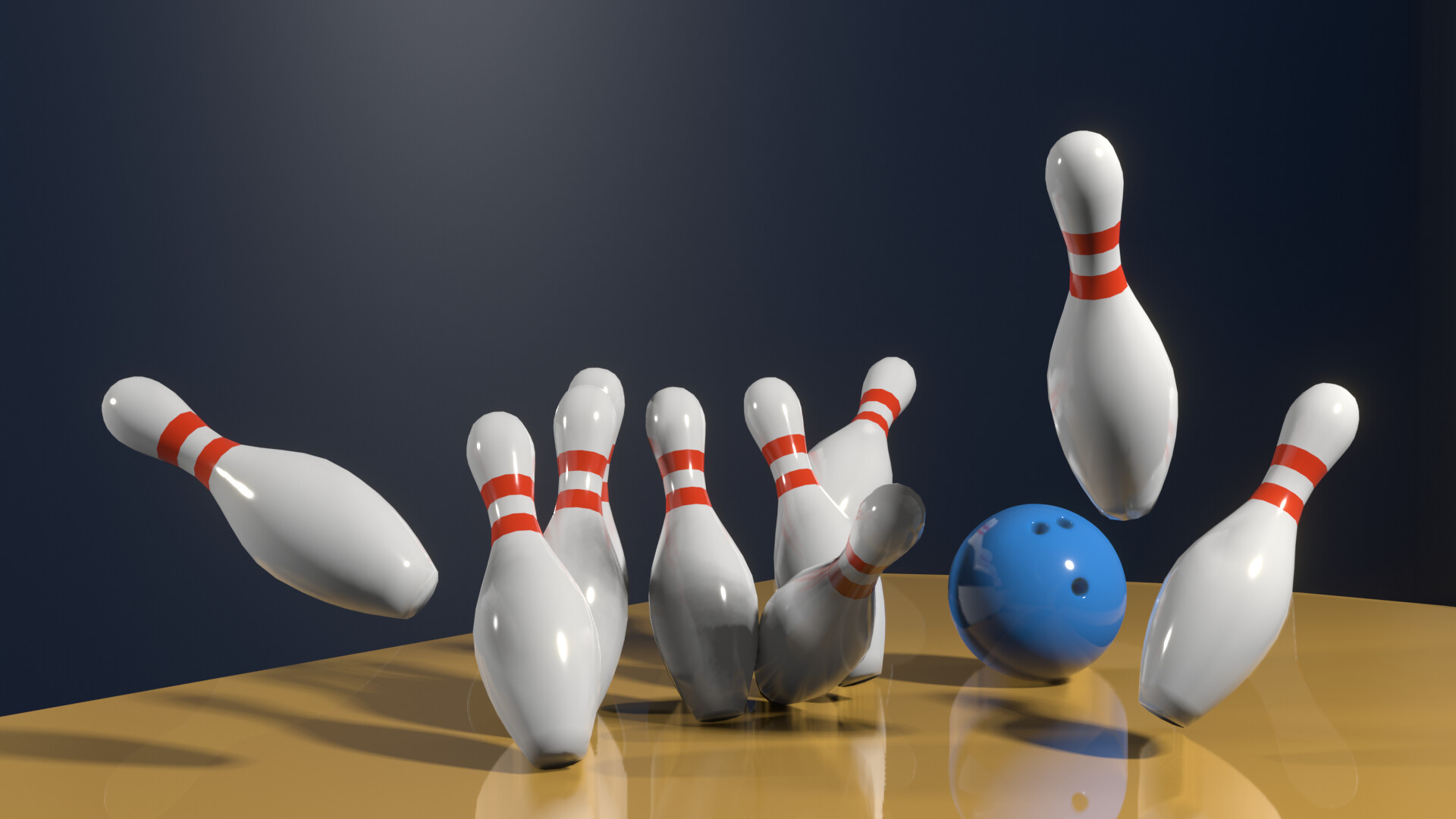 ArtStation Simple Bowling Ball Theme Study