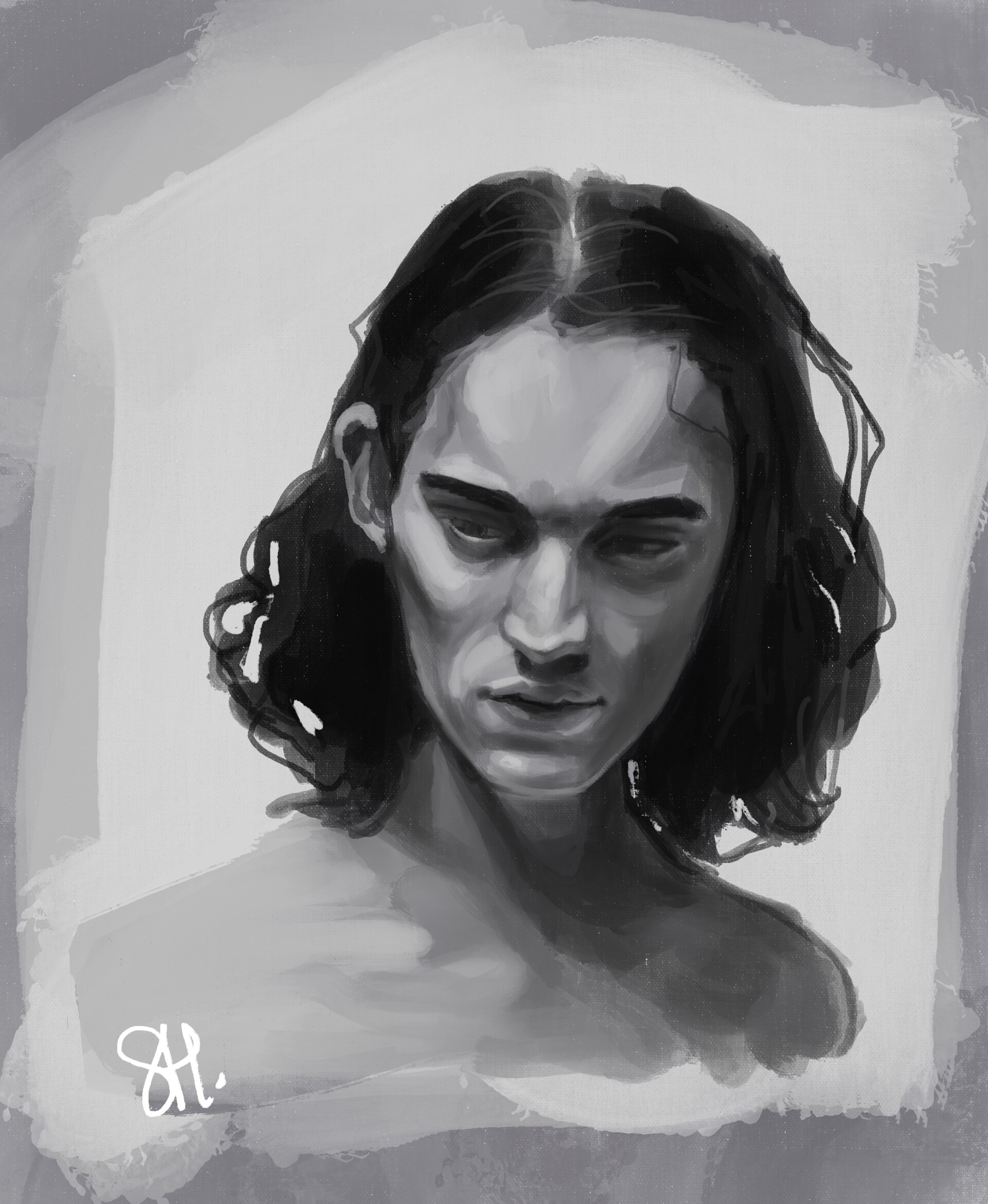 ArtStation - Value Study Portriat