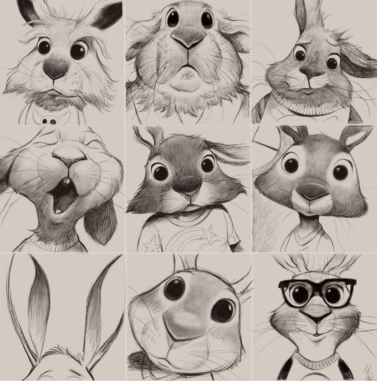 ArtStation - Bunny Zoom Call