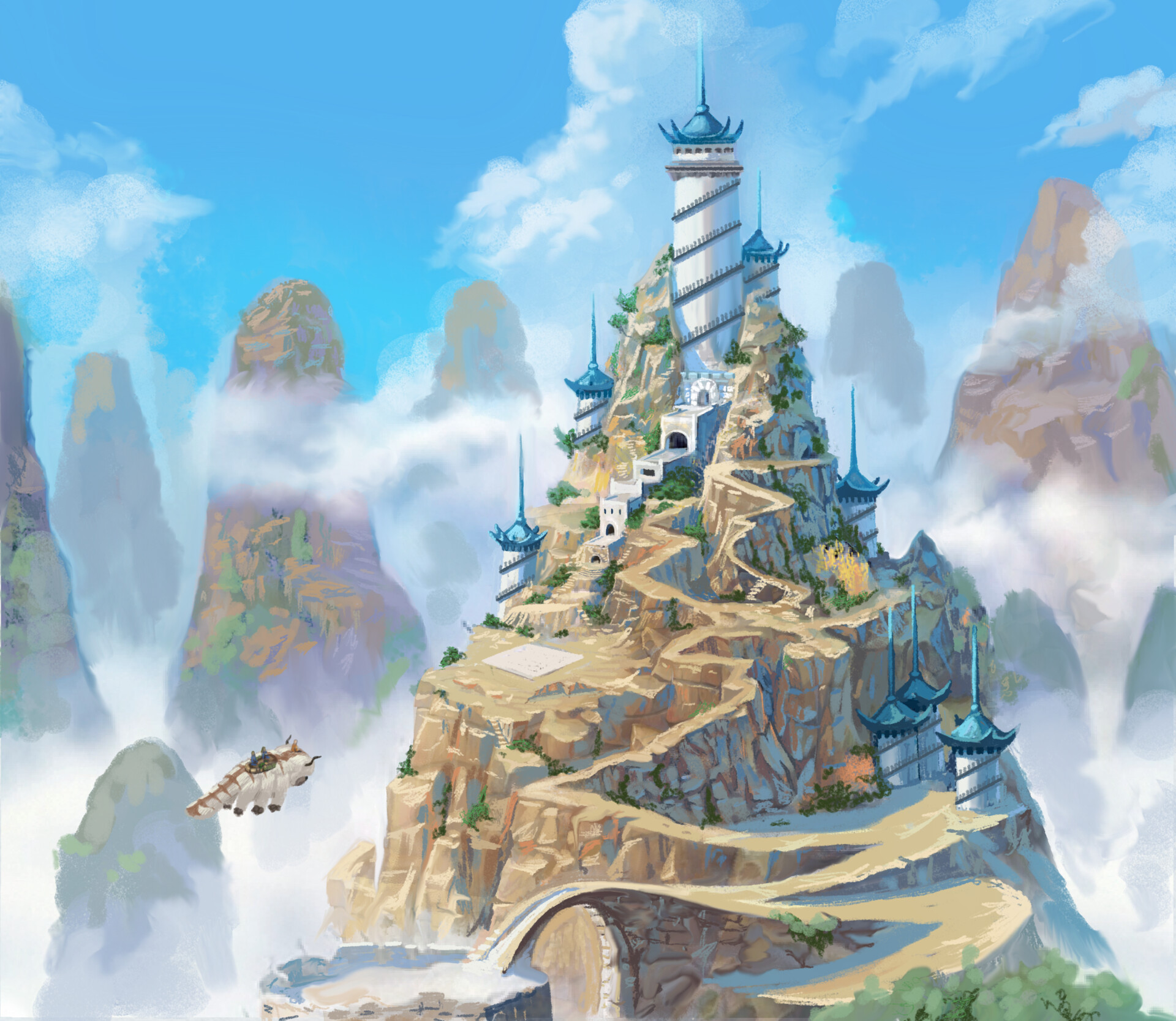 ArtStation Avatar Air Temple