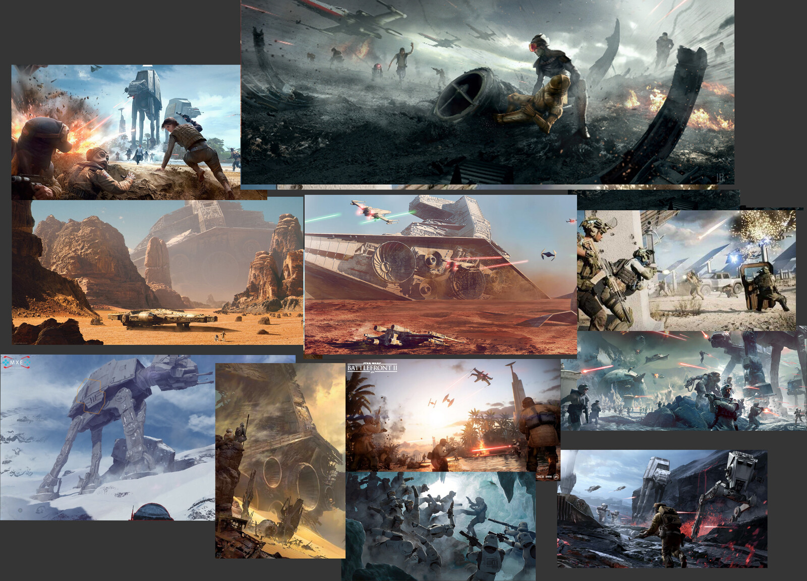 LaserBot´s World Moodboard.