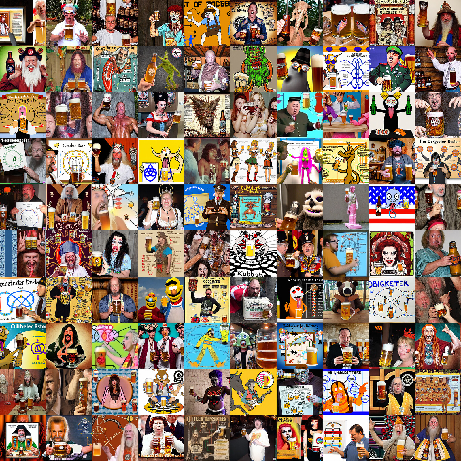 100 Scenes From The Worlds Worst Beer Commercials

AI Art  | otticcreative 2023

made with:
stable-diffusion 1.5
stable-diffusion 2.1
DALL-E
kandinsky-2
deepfloyd-if
material-diffusion