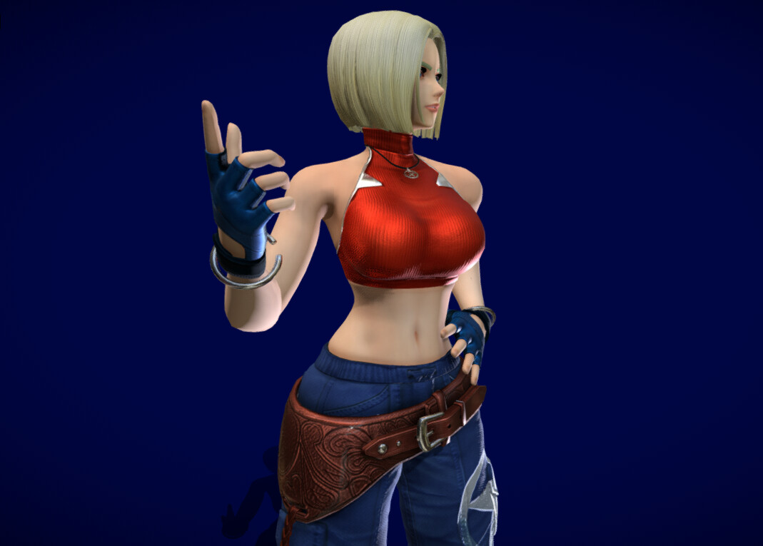 ArtStation - Blue Mary The King of Fighters