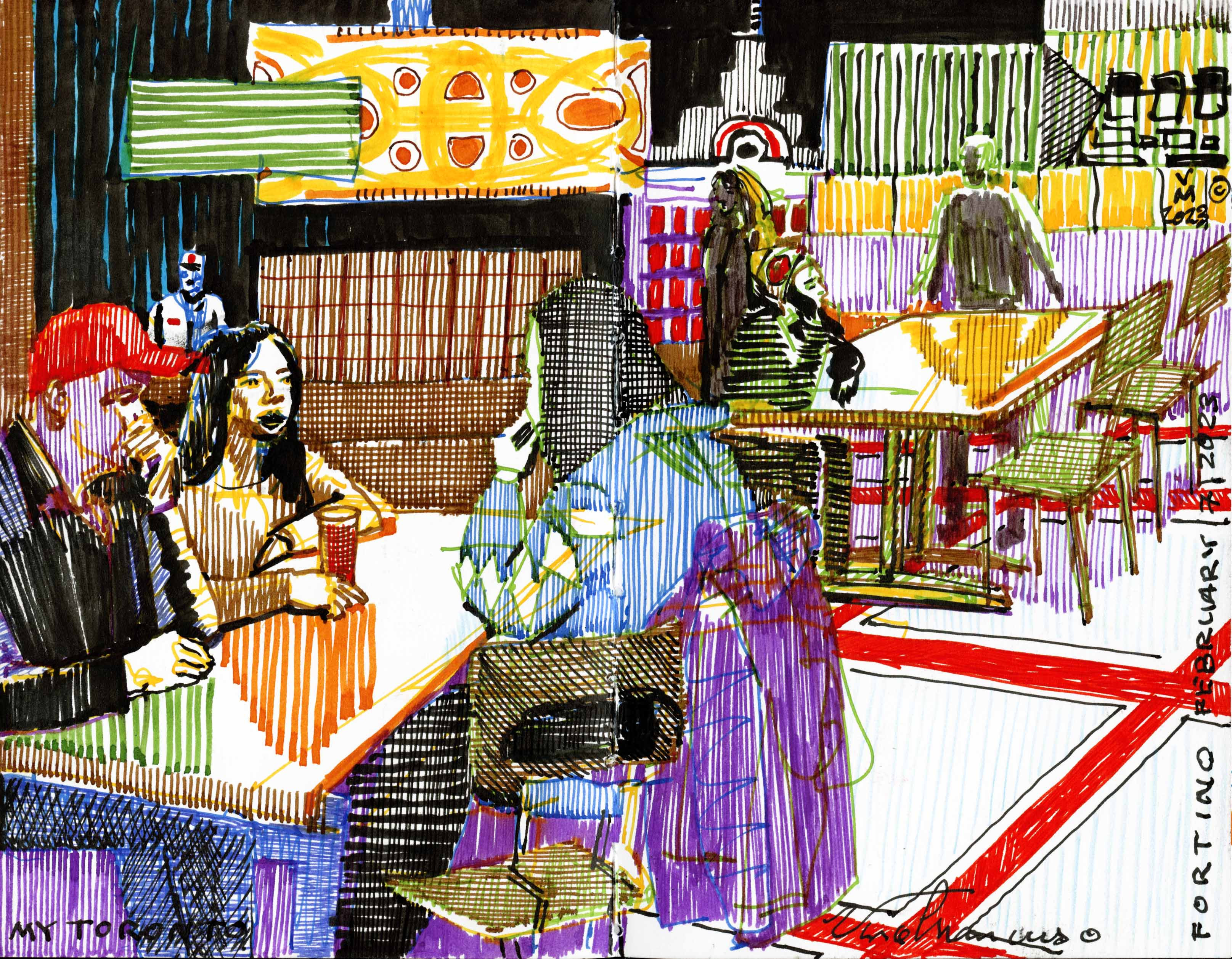 FEBRUARY 7, 2023. Size is 6X9 inches. FORTINO, 