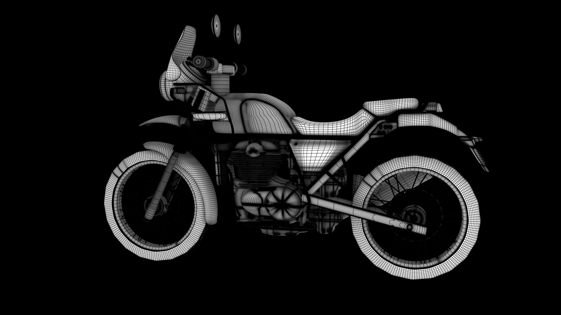 Royal enfield outlet himalayan 3d model