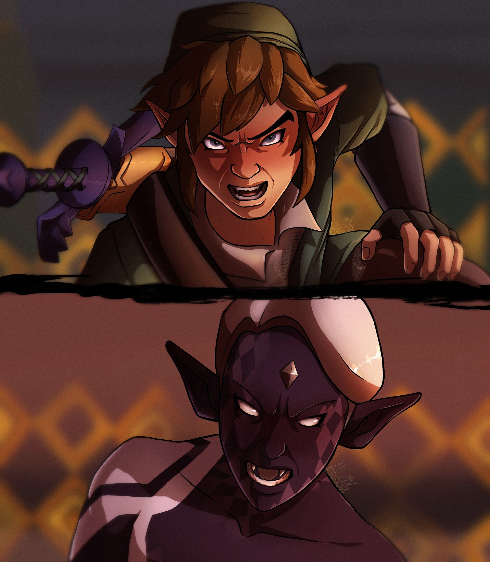 ArtStation - Link vs Ghirahim