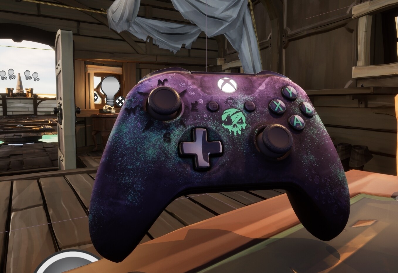 Custom Texture Projected "Ferryman" Xbox Controller (recreation)
