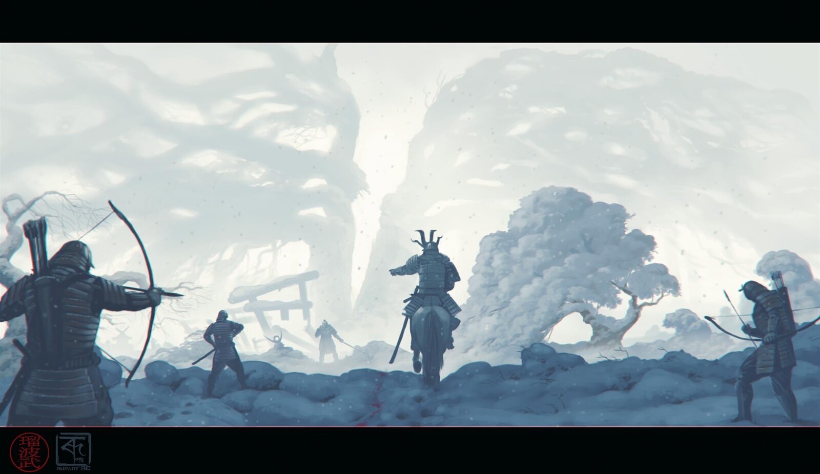 1548-The Last Stand  : Strictly One Layer Painting