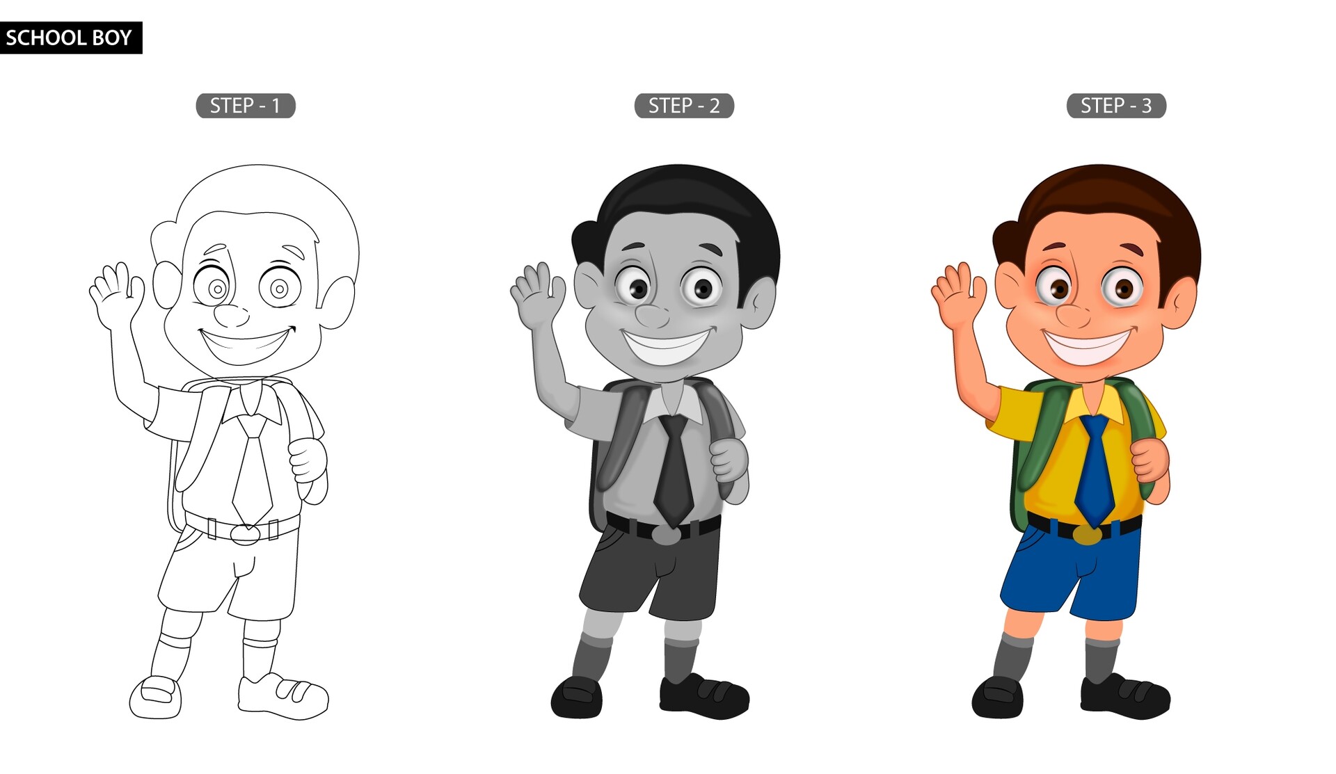 Artstation school boy