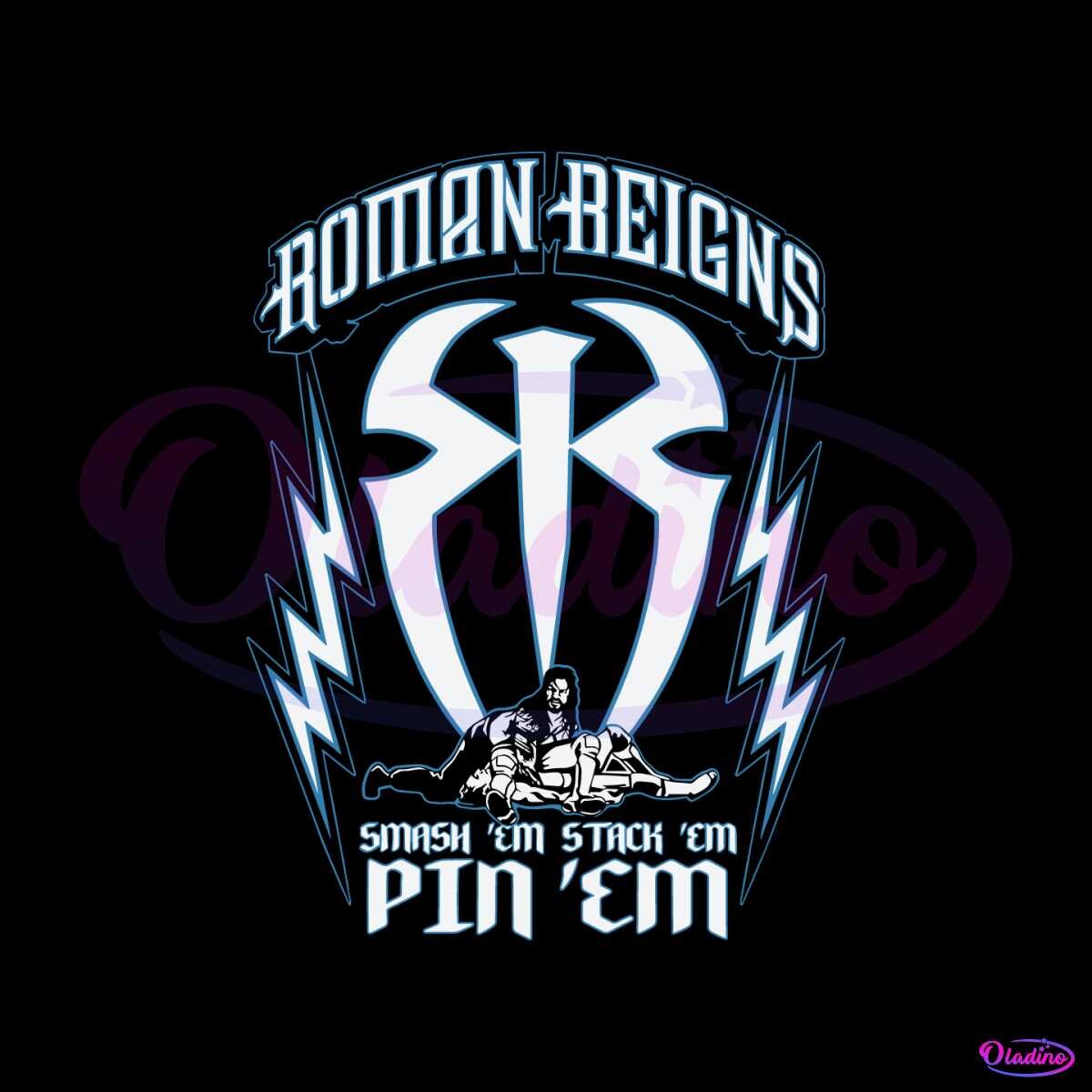 Wwe superstars logos roman outlet