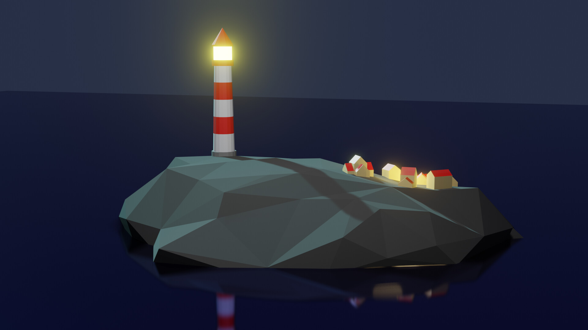 ArtStation - Low-poly Lighthouse