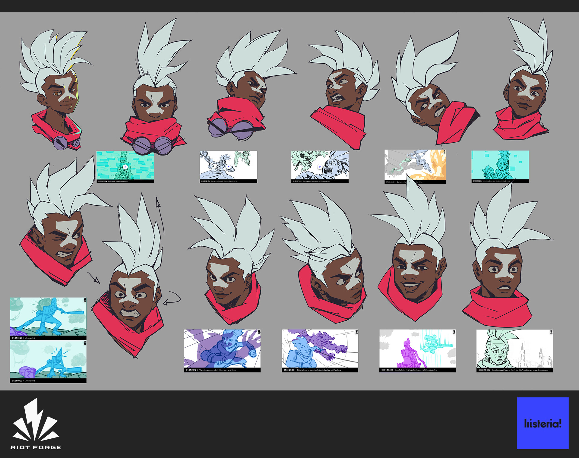 ArtStation - 2d animation Ekko Fan Art League of Legends