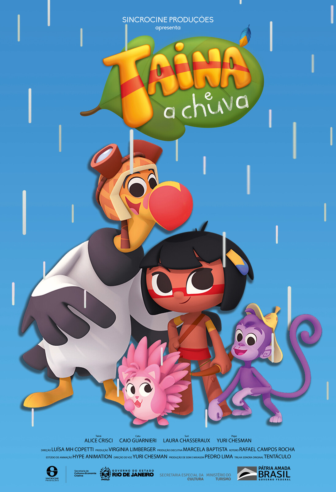 Tainá e a chuva
