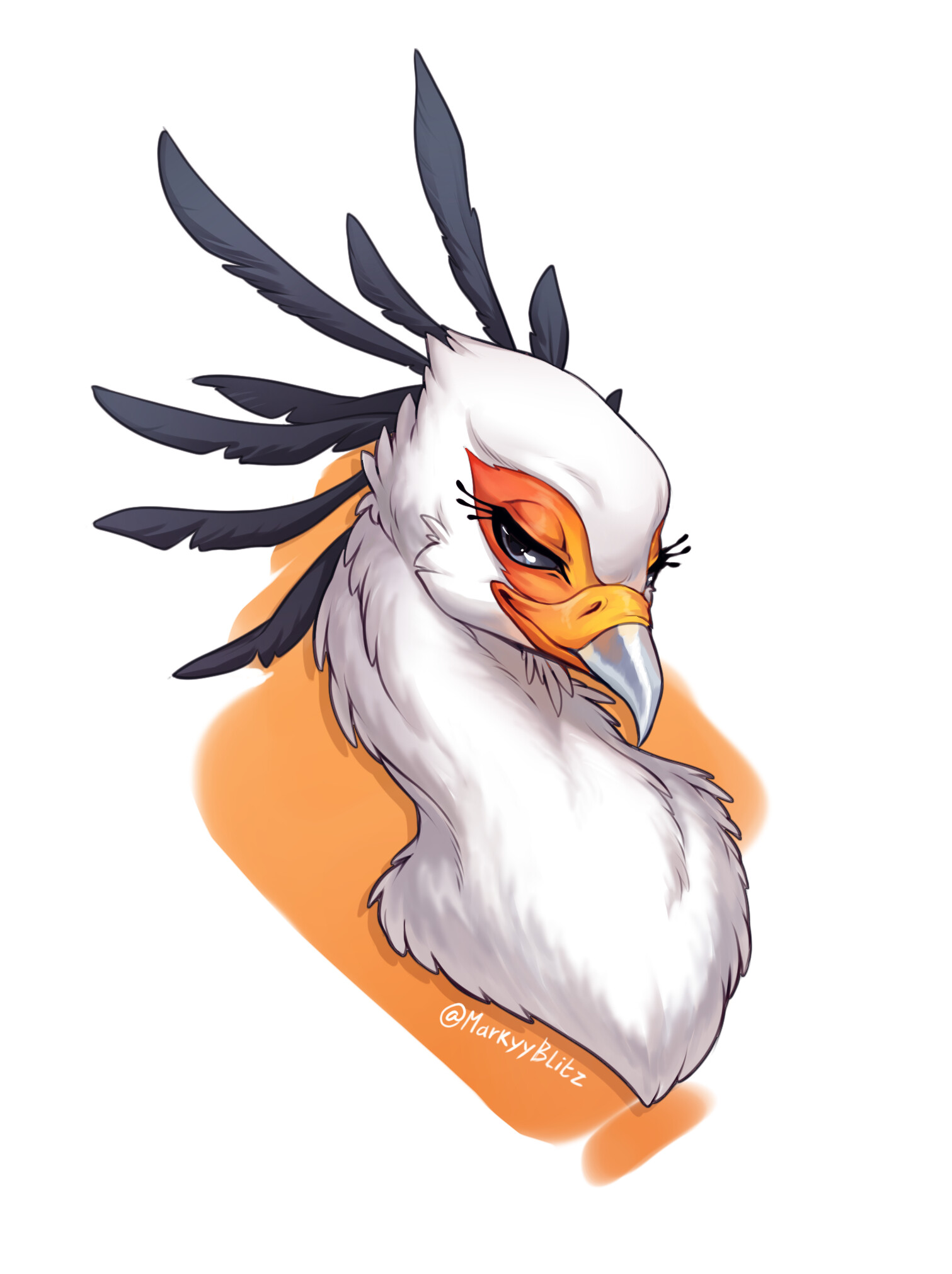 ArtStation Secretary bird