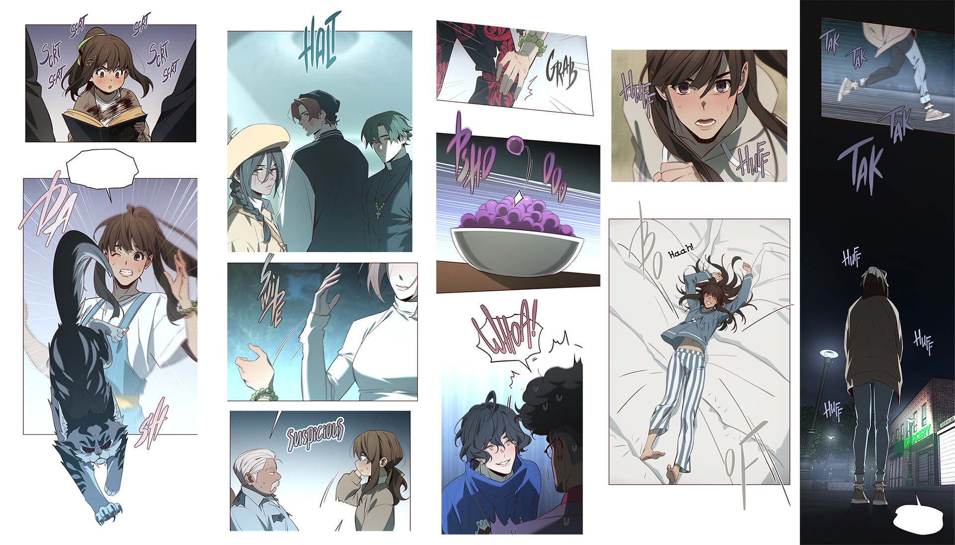 Ganna Green - Lettering for "The Last Bloodline" Webtoon series (ep. 1-25)