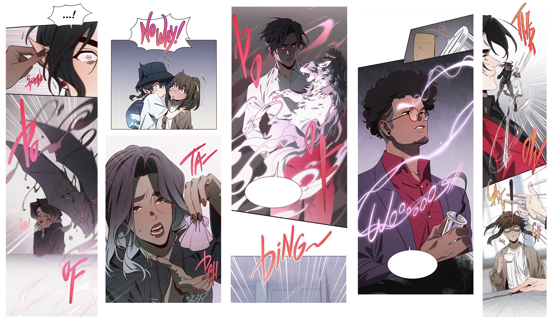Ganna Green - Lettering for "The Last Bloodline" Webtoon series (ep. 1-25)