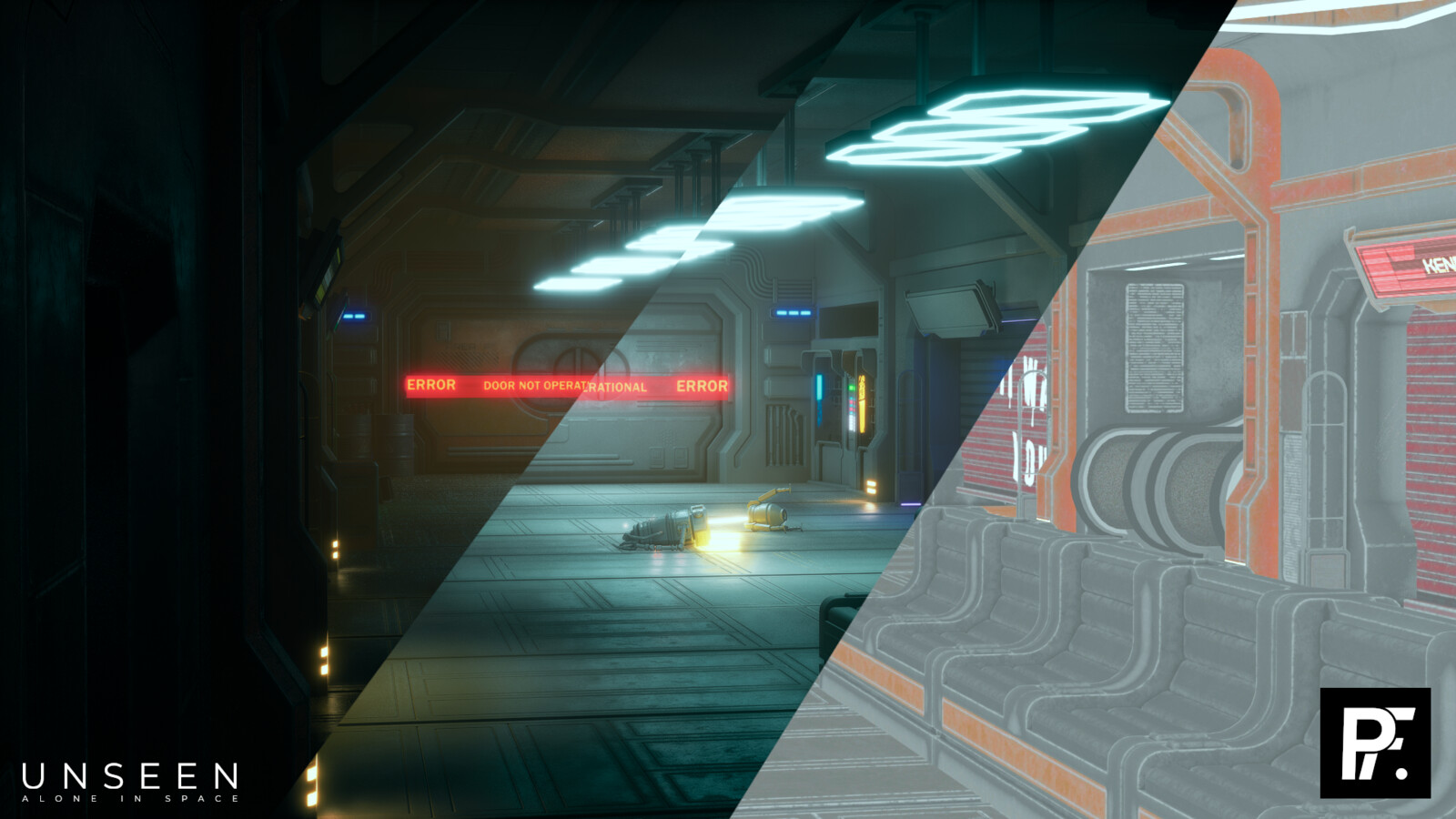 Environment Breakdowns of detailed lighting and materials. 