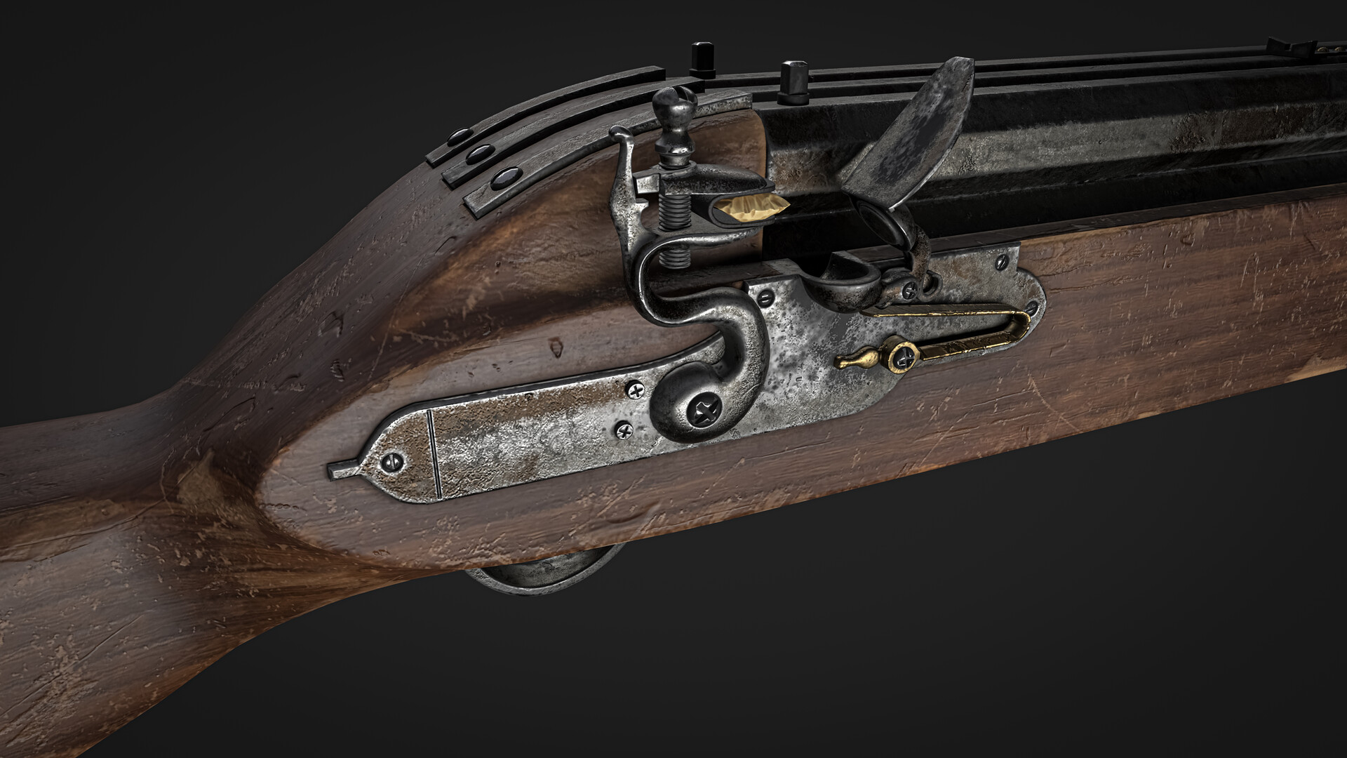 ArtStation Volley Gun with 9 Barrels by Hans Breitfelter