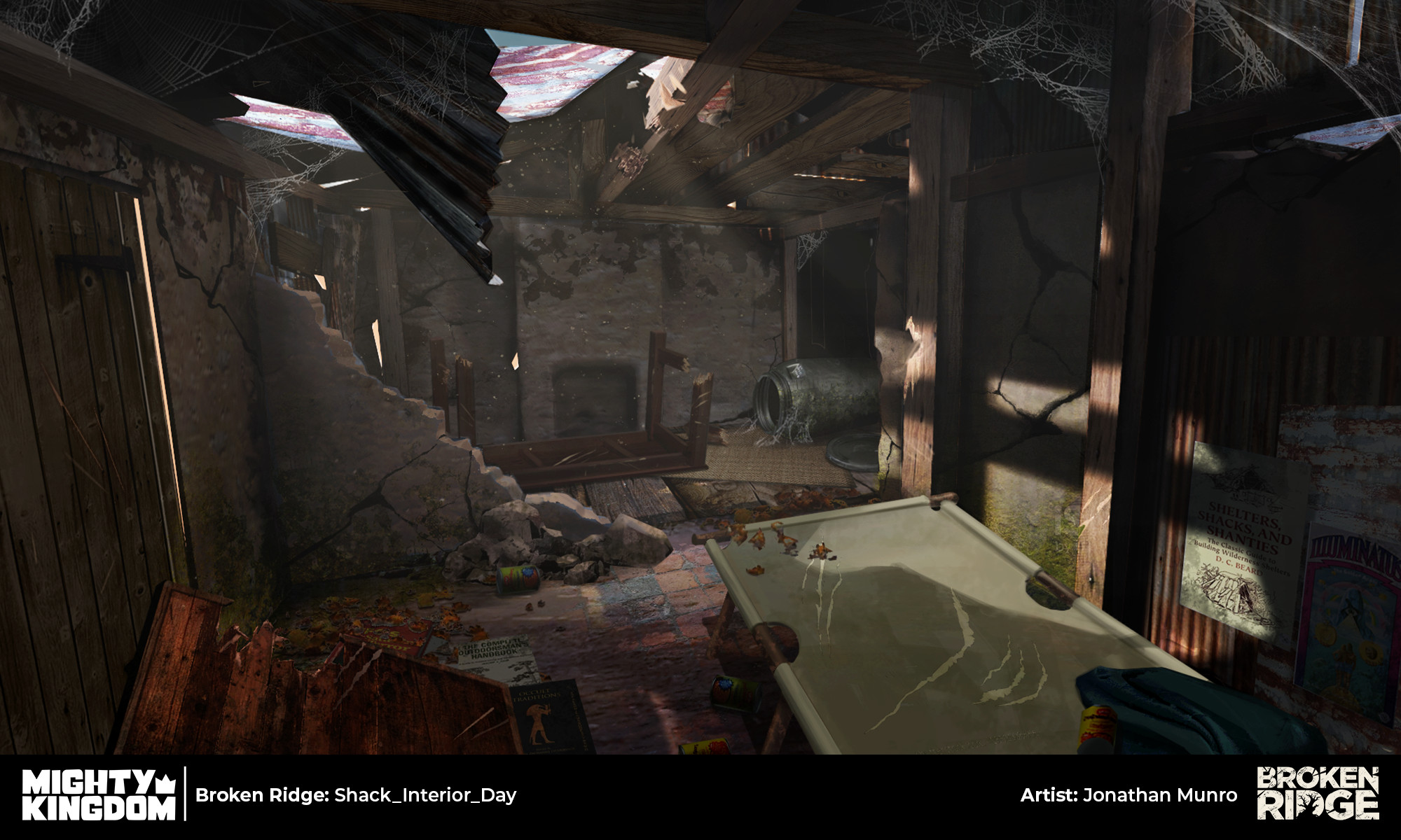 Shack interior - Early concept